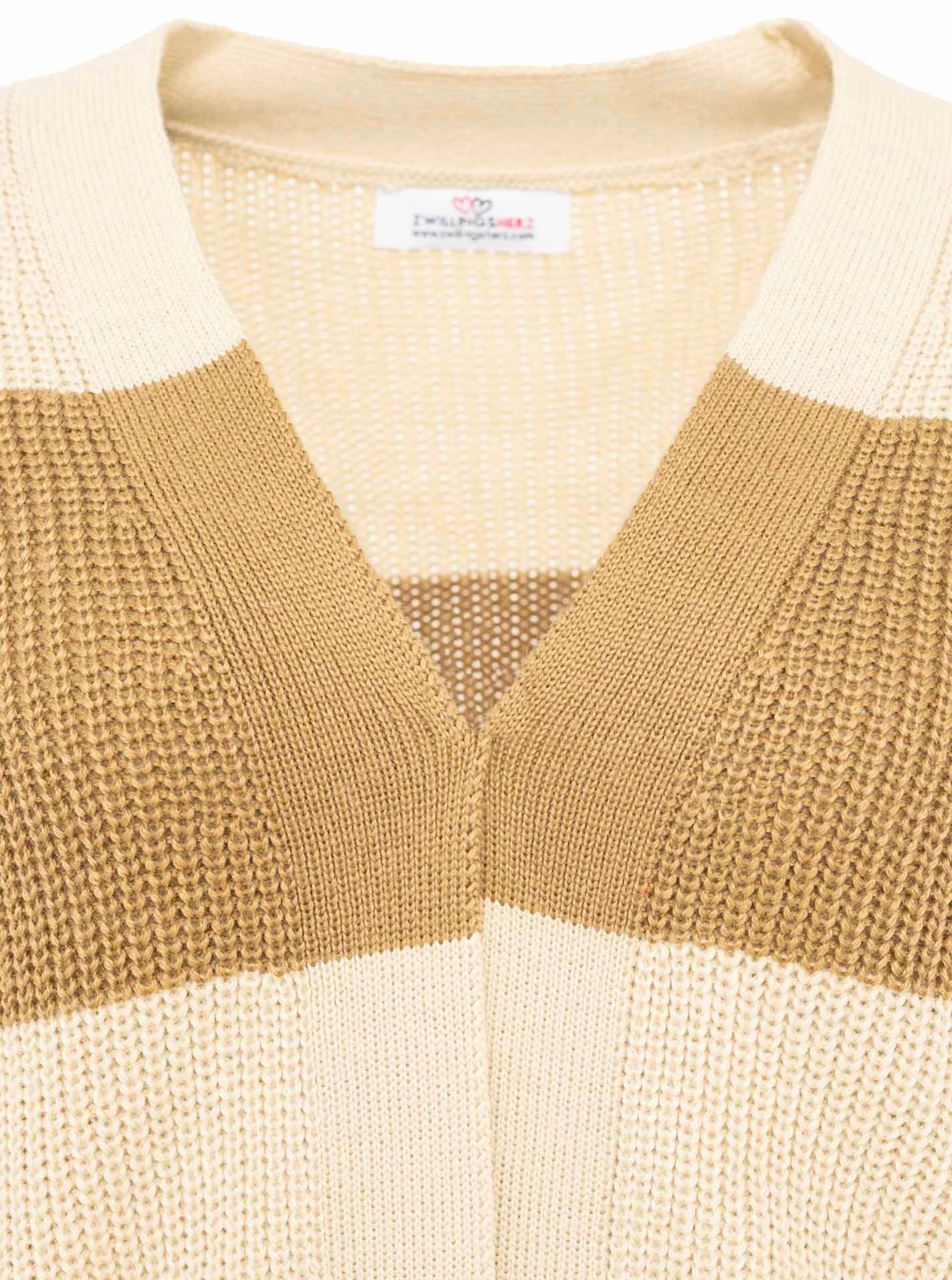Zwillingsherz Vest Katja met wolpercentage, one size