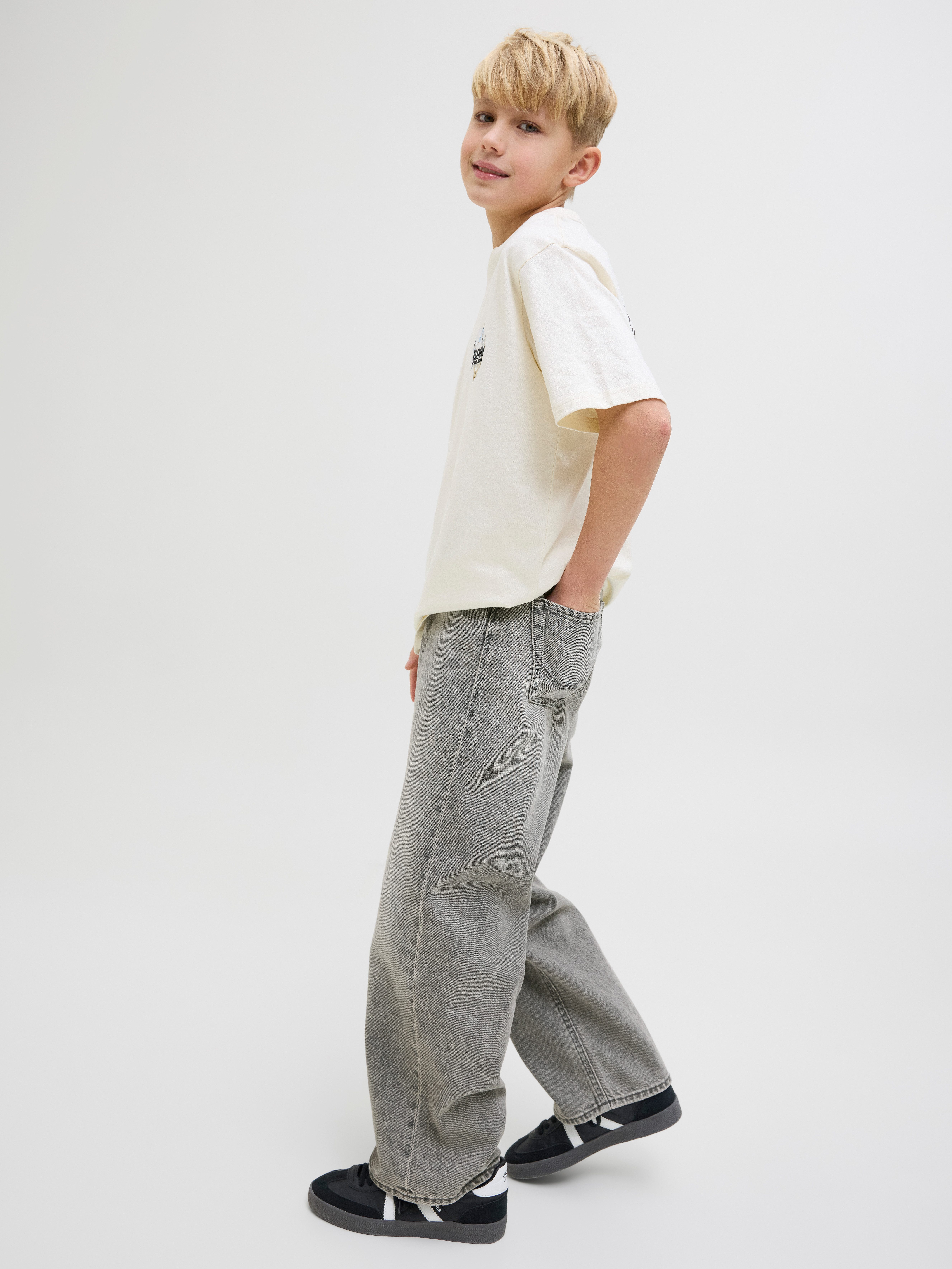 Jack & Jones Junior Relax fit jeans JJIRON JJORIGINAL SQ 204 NOOS JNR