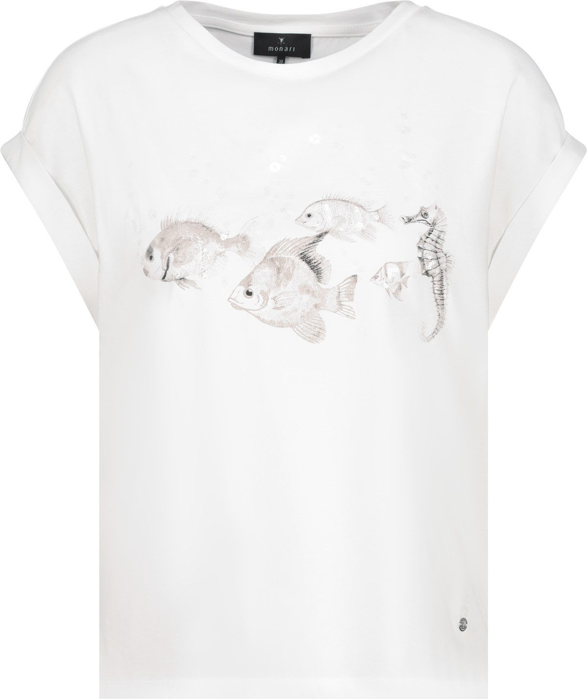 Monari Shirt met ronde hals Met een ronde hals