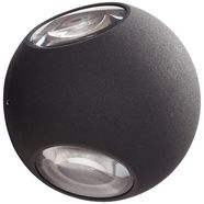 aeg wandlamp voor buiten gus led wandbuitenlamp 3 fittingen antraciet (1 stuk) zwart