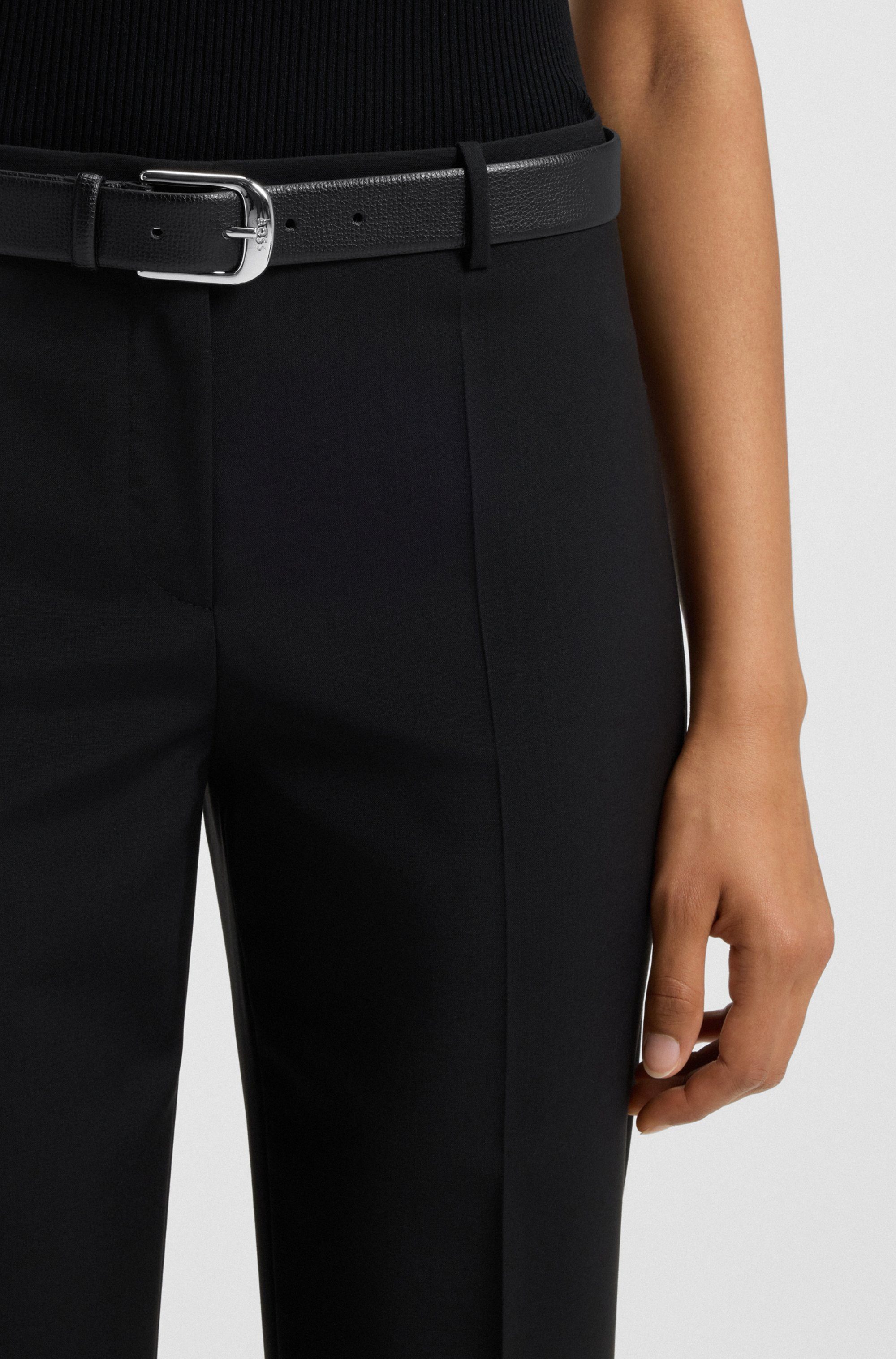 Boss Leren riem Anna Belt 3 cm N.