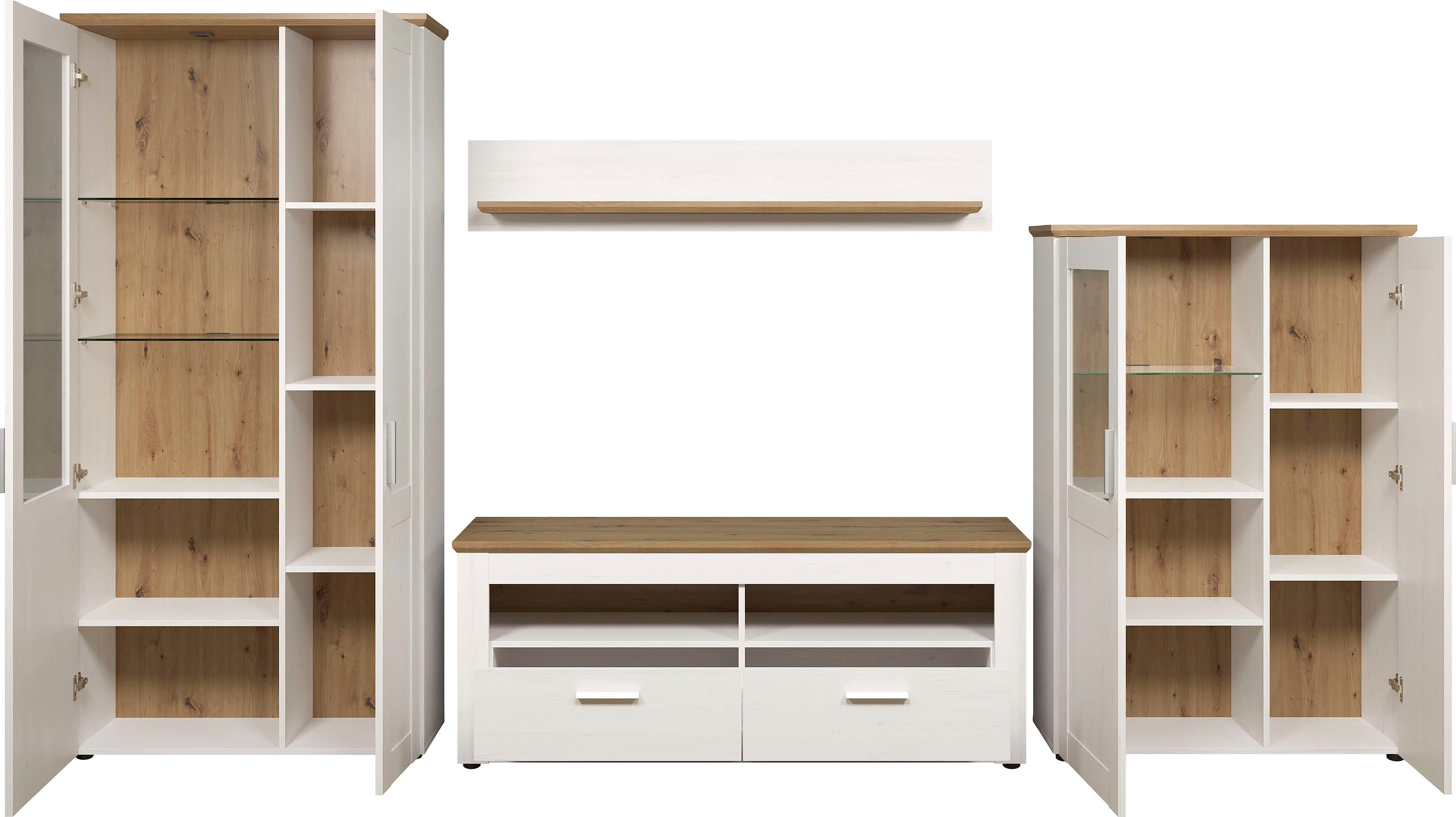 Home affaire Wandmeubel Nybro (set, 4-delig)