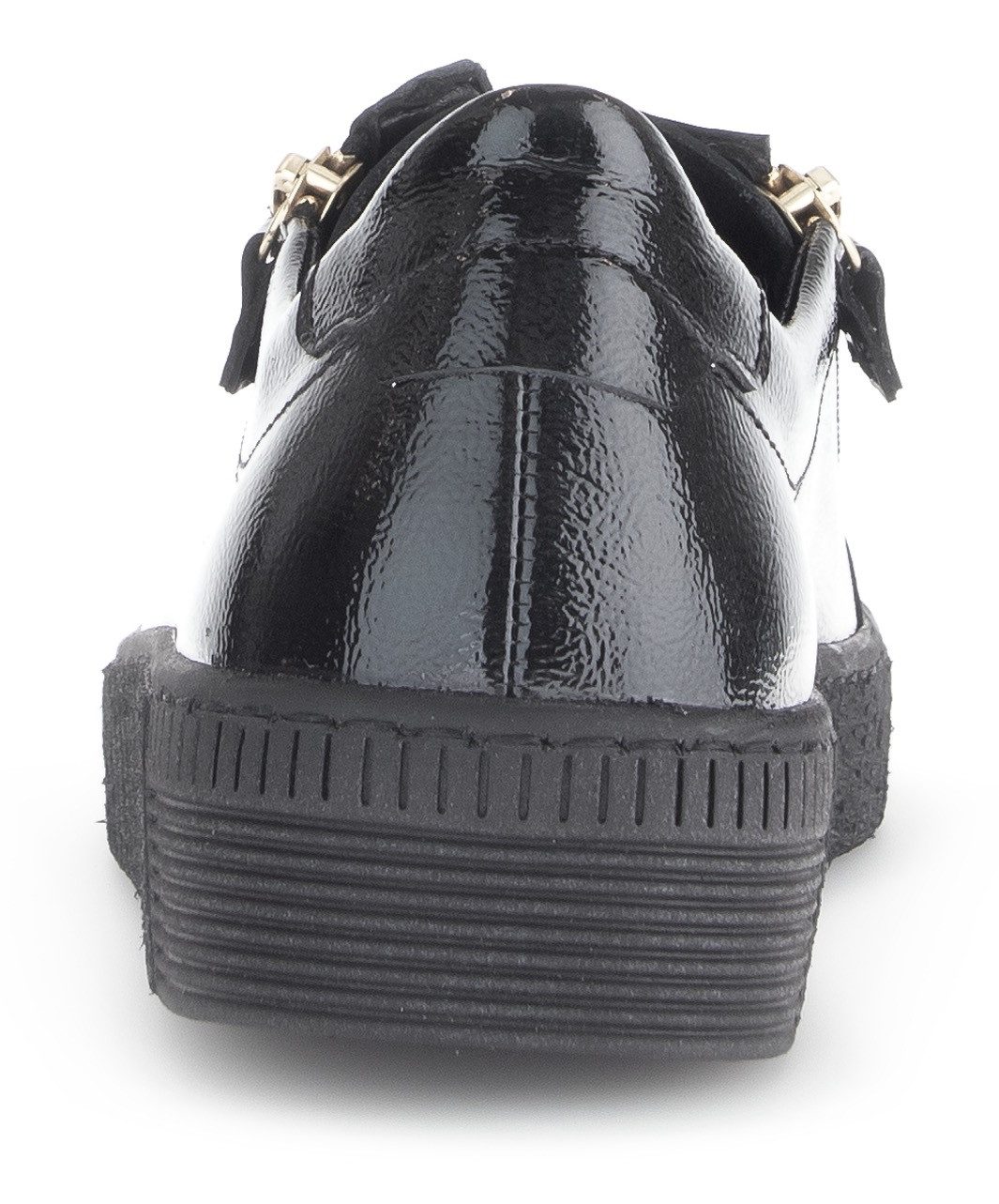 Gabor Plateausneakers , vrijetijdsschoen, lage schoen, veterschoenen met edele sier-diermotieven
