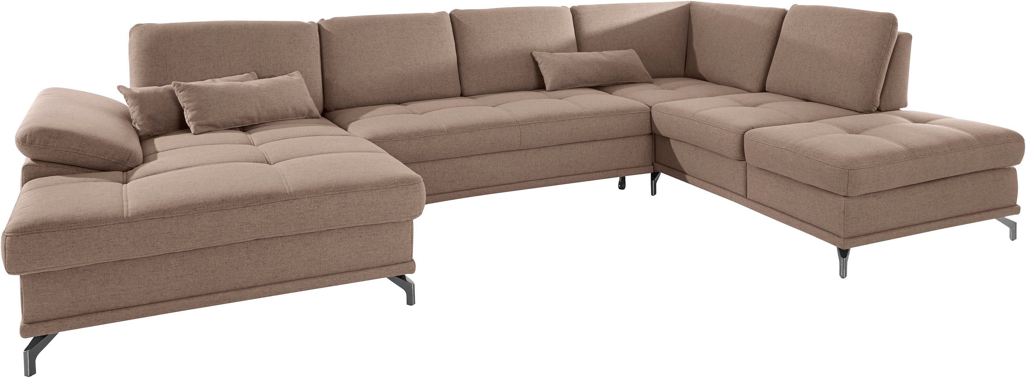 Places of Style Zithoek Costello U-vorm, met zitdiepteverstelling, armleuningverstelling en