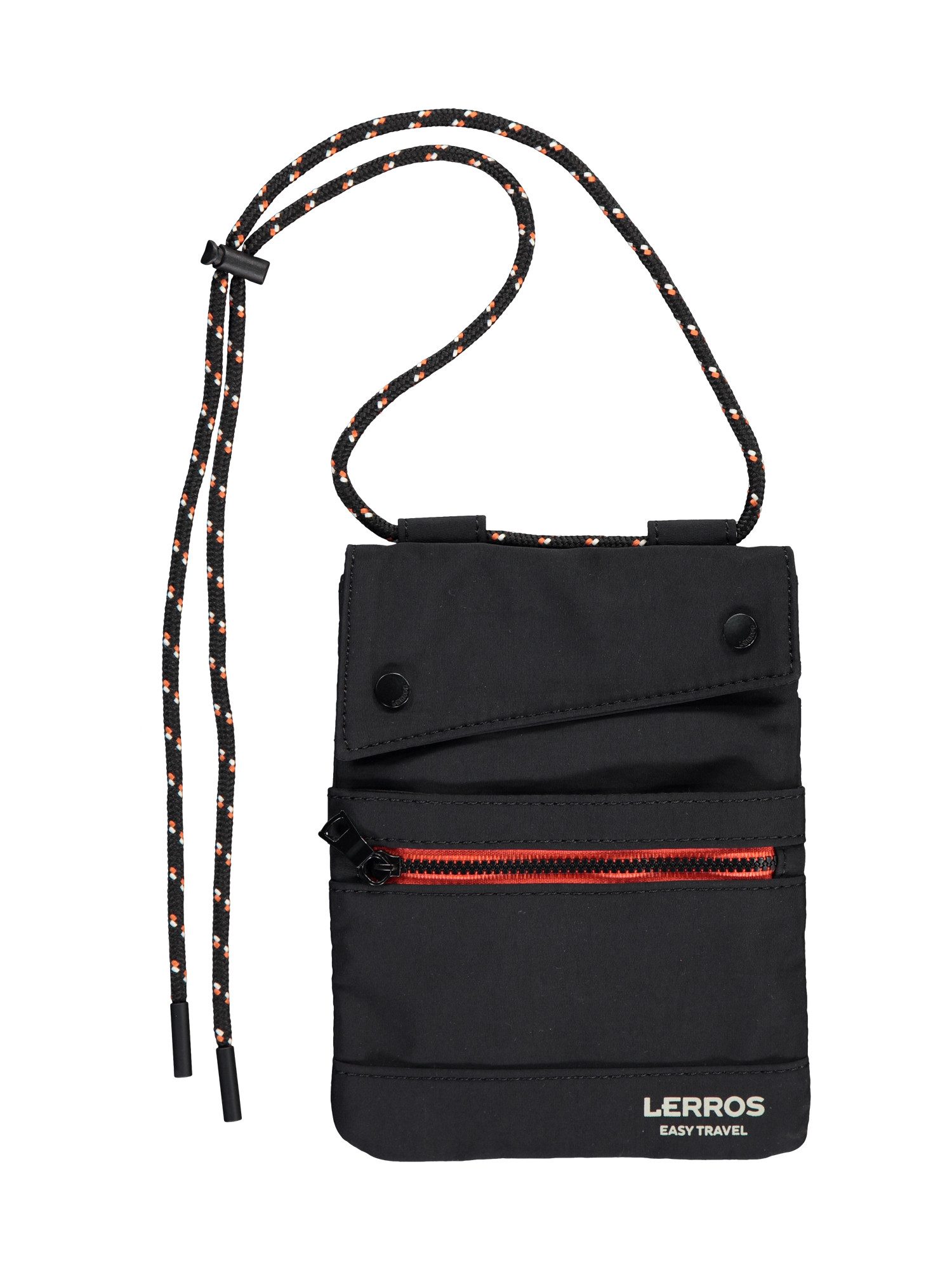 Lerros Schoudertas LERROS nylon pouch, borstportemonnee om te hangen heren tassen & rugzakken zwart