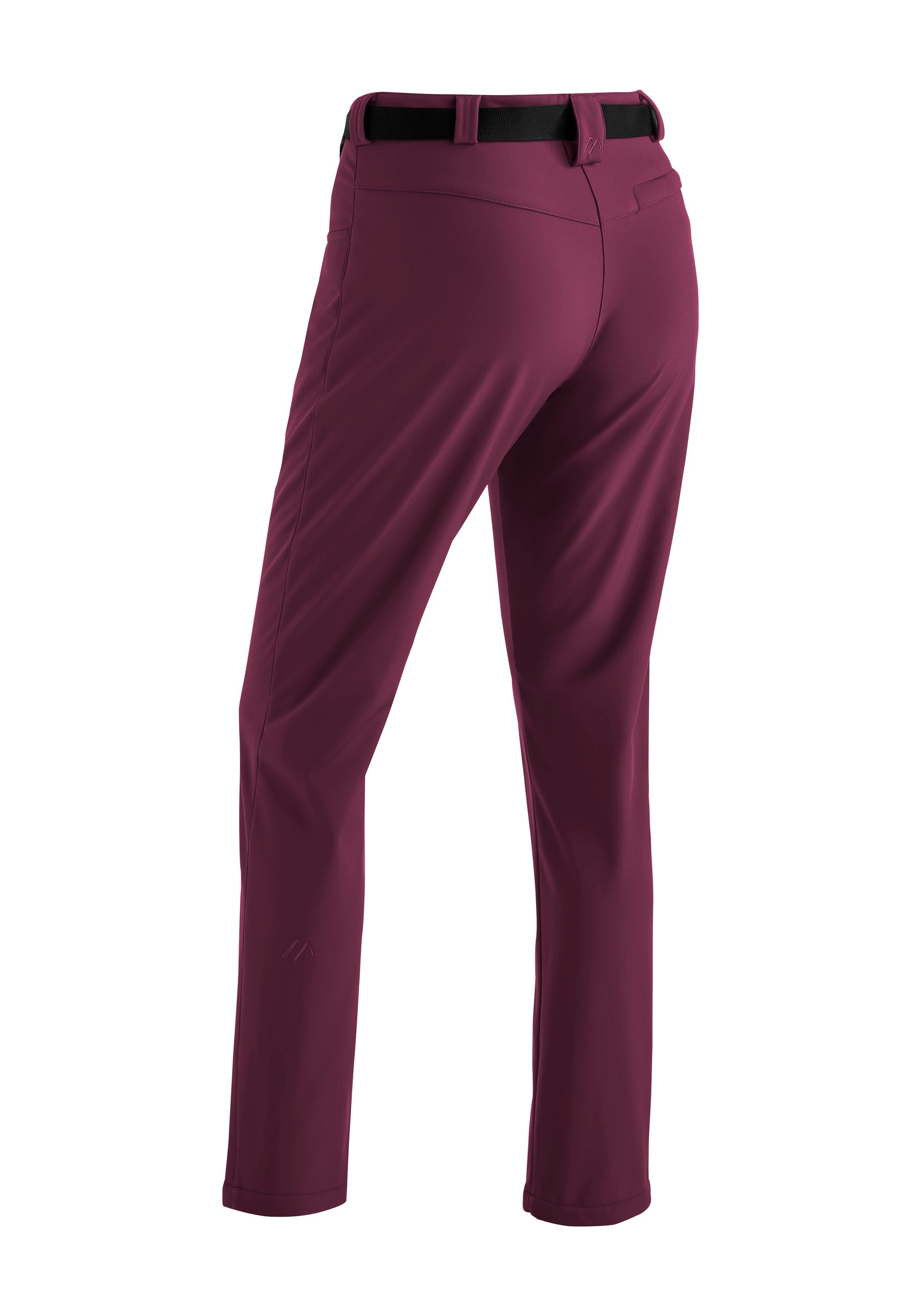Maier Sports Functionele broek Perlit W warme dames softshell broek, winter outdoor broek, winddicht, regular fit