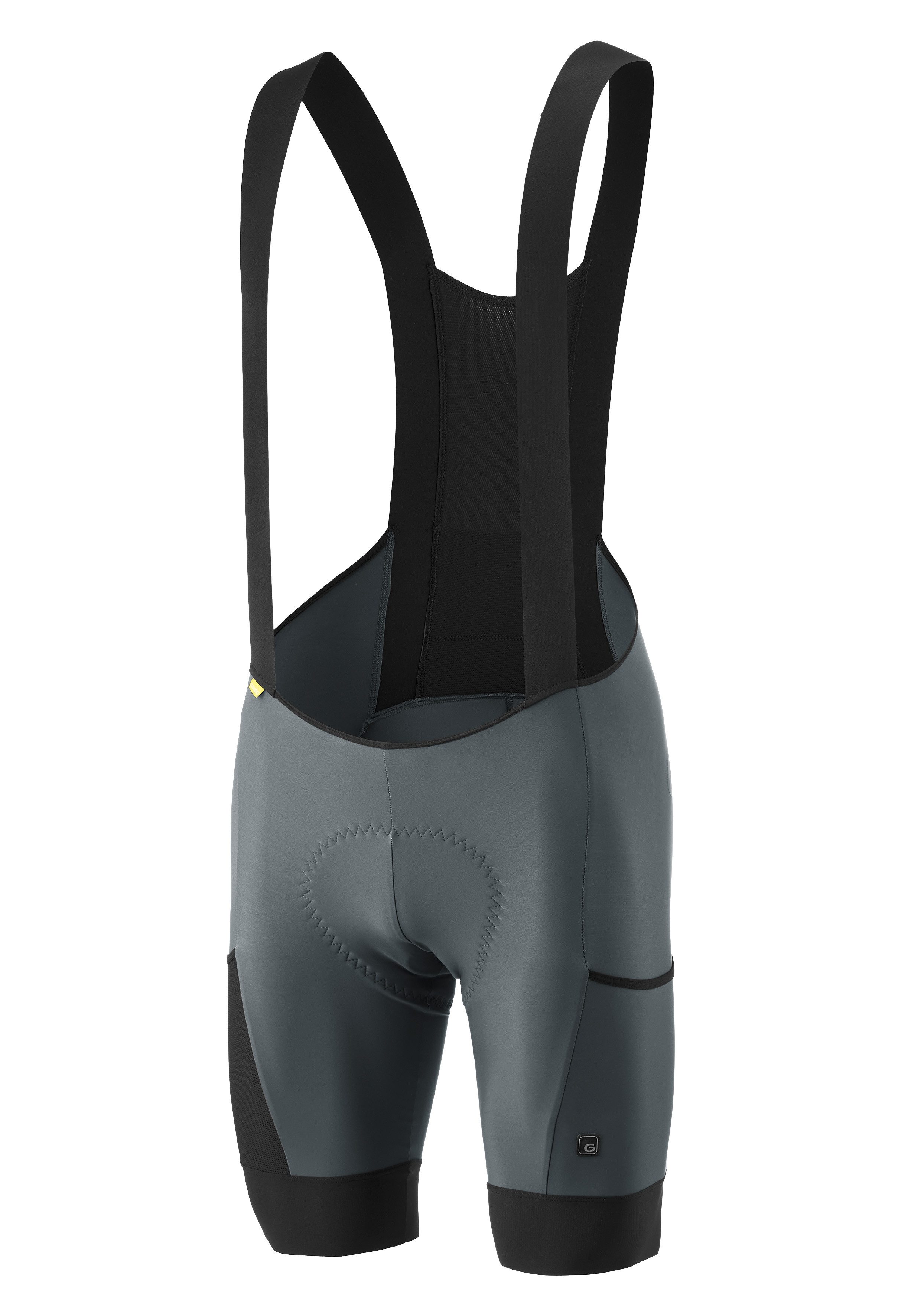 Gonso Fietsbroek Ride Miles Bib Cargo M Heren gravel-fietspants met zitkussen en banden, fietspants tight fit