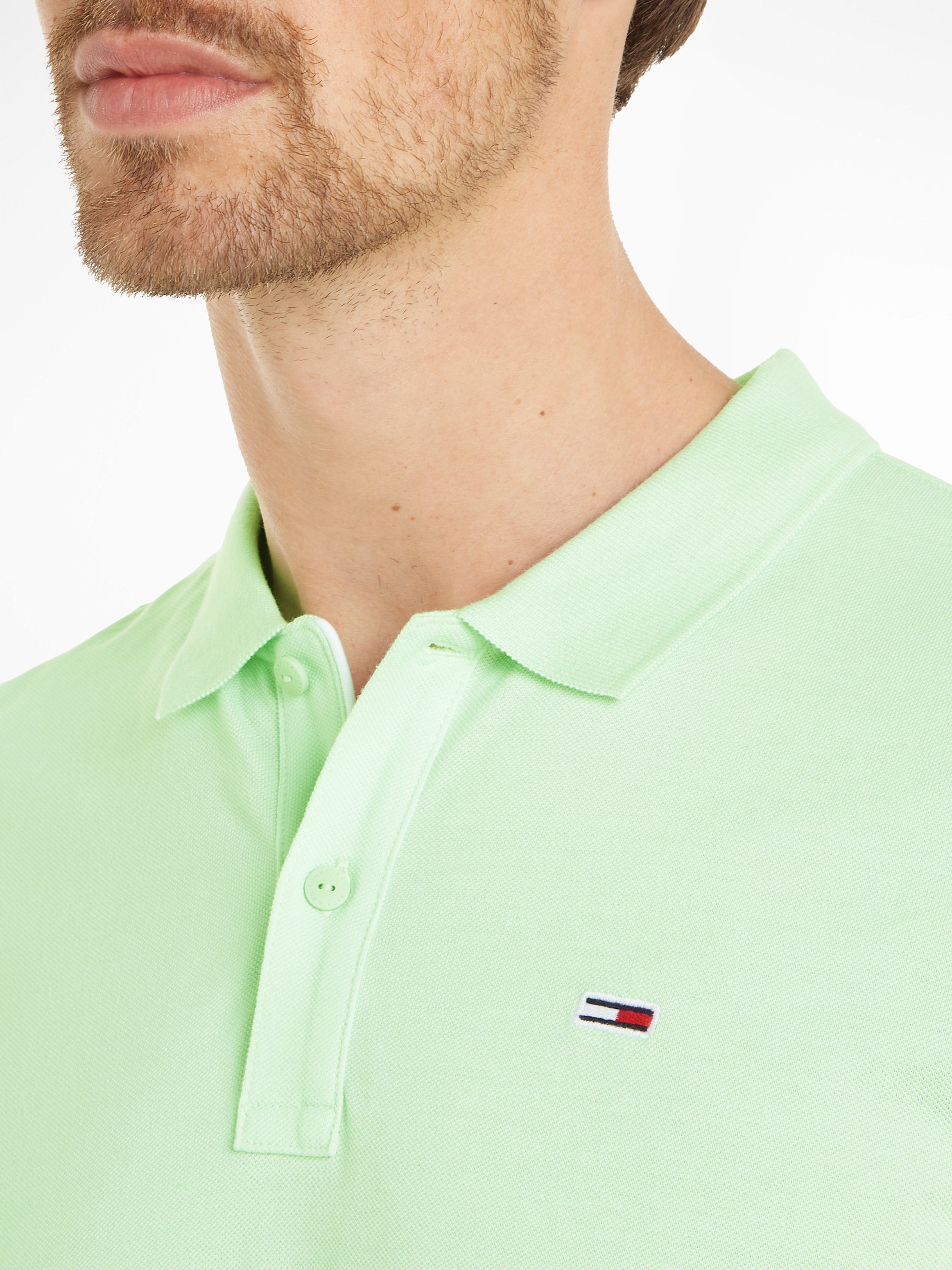 TOMMY JEANS Poloshirt TJM SLIM PLACKET POLO