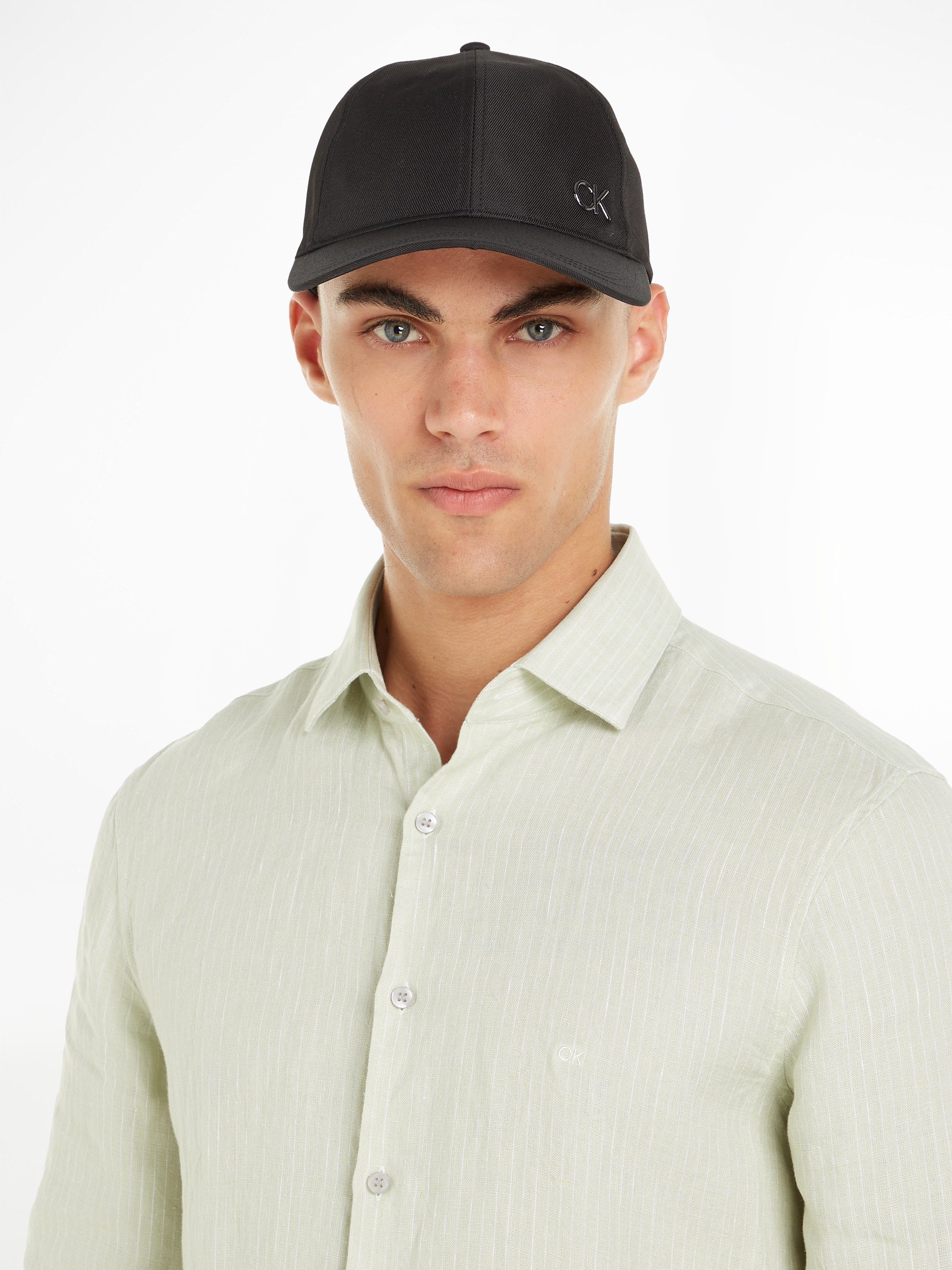 Calvin Klein Baseballcap CK SAFFIANO METAL BB CAP