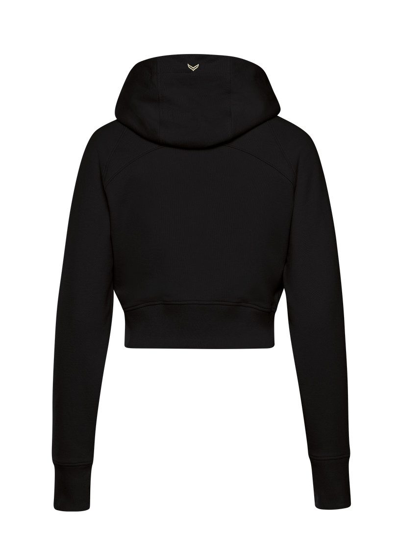 Trigema Sweatvest TRIGEMA cropped hoodie (1-delig)
