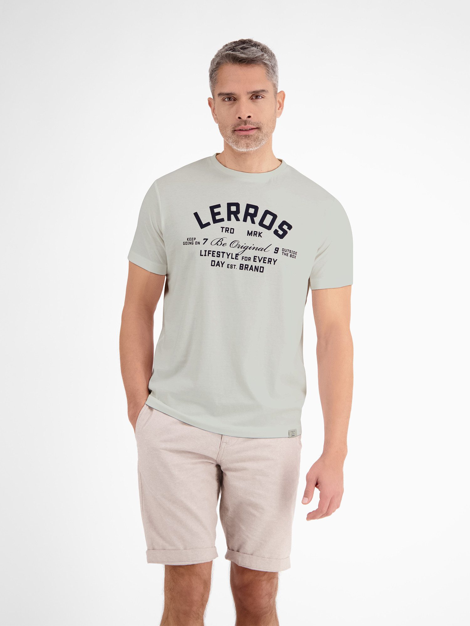 Lerros T-shirt LERROS zomers T-shirt met print
