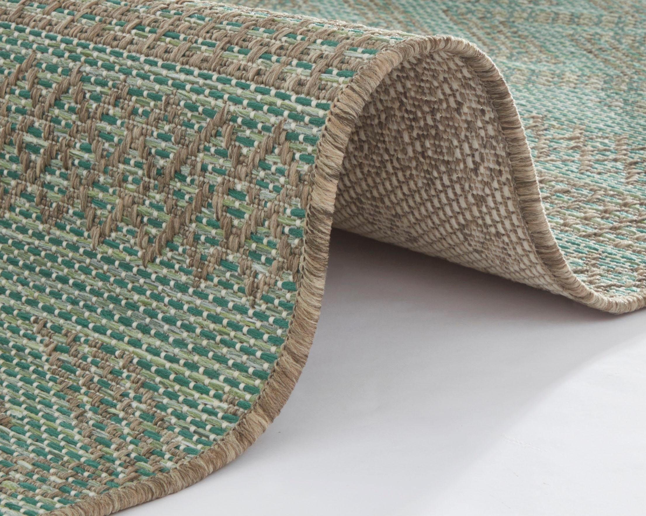 NORTHRUGS Vloerkleed Sidon Geschikt voor binnen en buiten, slijtvast en gemakkelijk in onderhoud, platweefsel