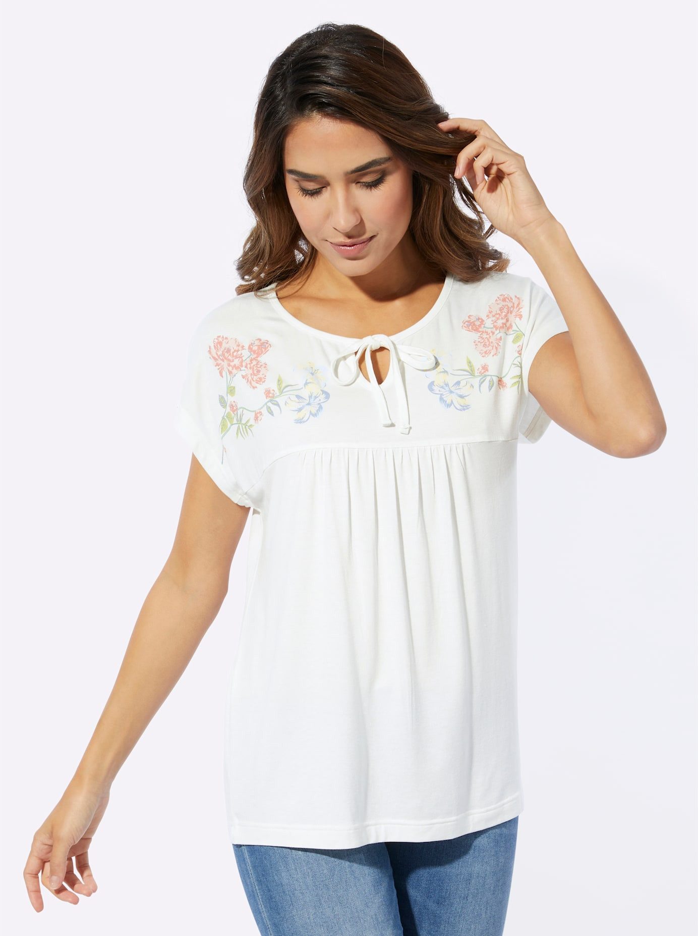 Classic Basics Shirt met ronde hals (1-delig)