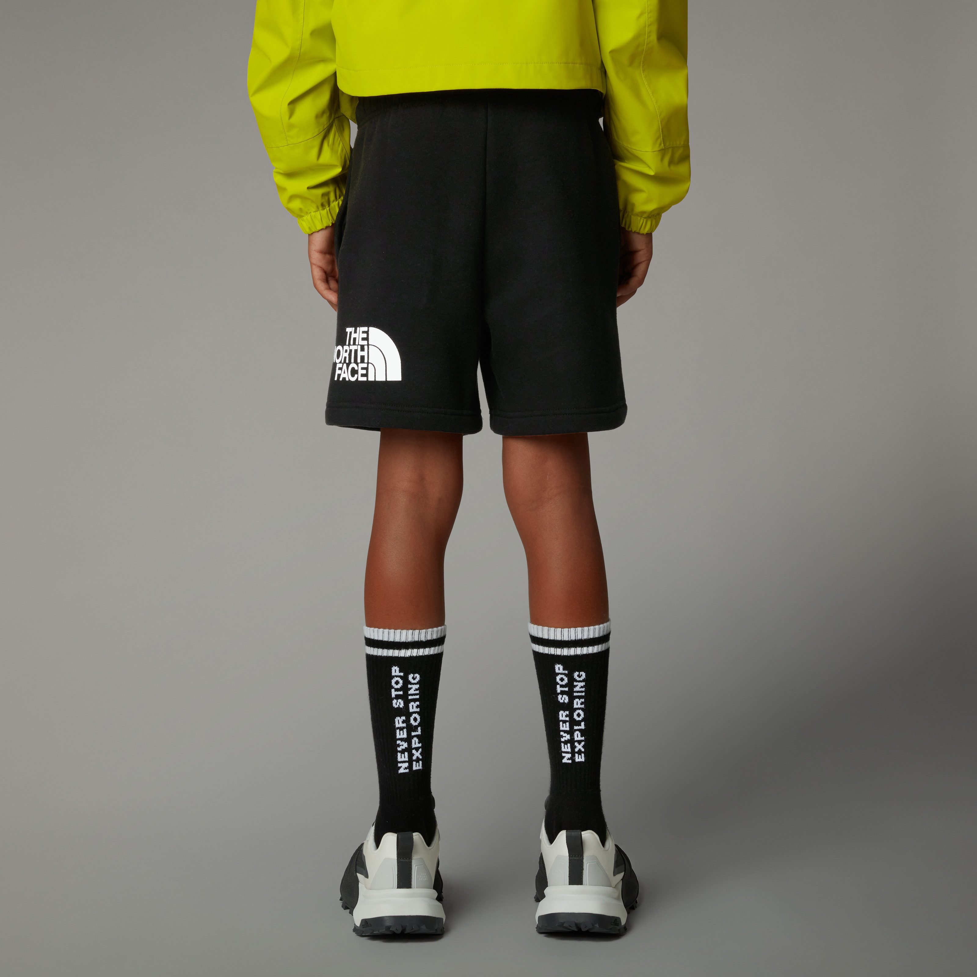 The North Face Sweatshort Regulier gesneden katoen shorts voor jongens (1-delig)