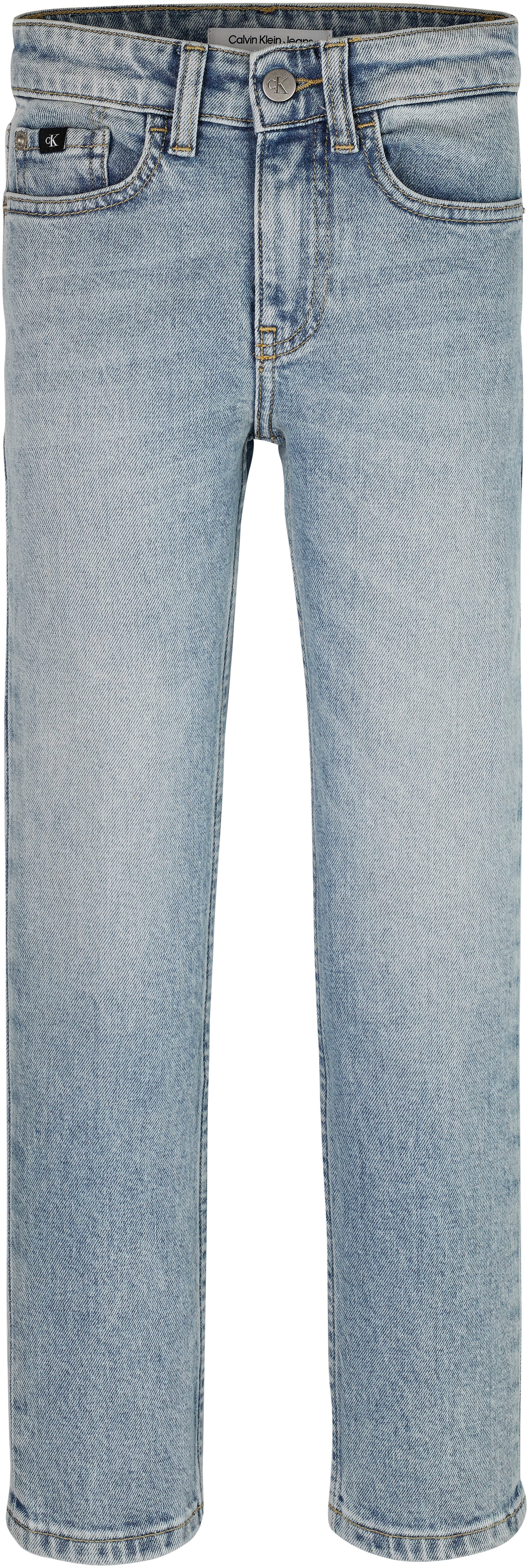 Calvin Klein Slim fit jeans SLIM LIGHT BLUE CF voor kinderen tot 16 jaar