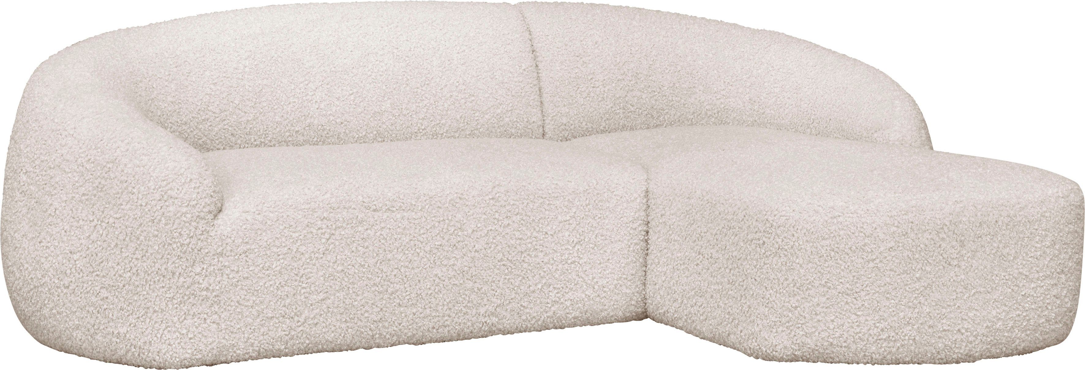 LeGer Home by Lena Gercke Hoekbank YANI, L-vorm, designbank, organische vorm, afmetingen B/D/H: 255/170/81 cm