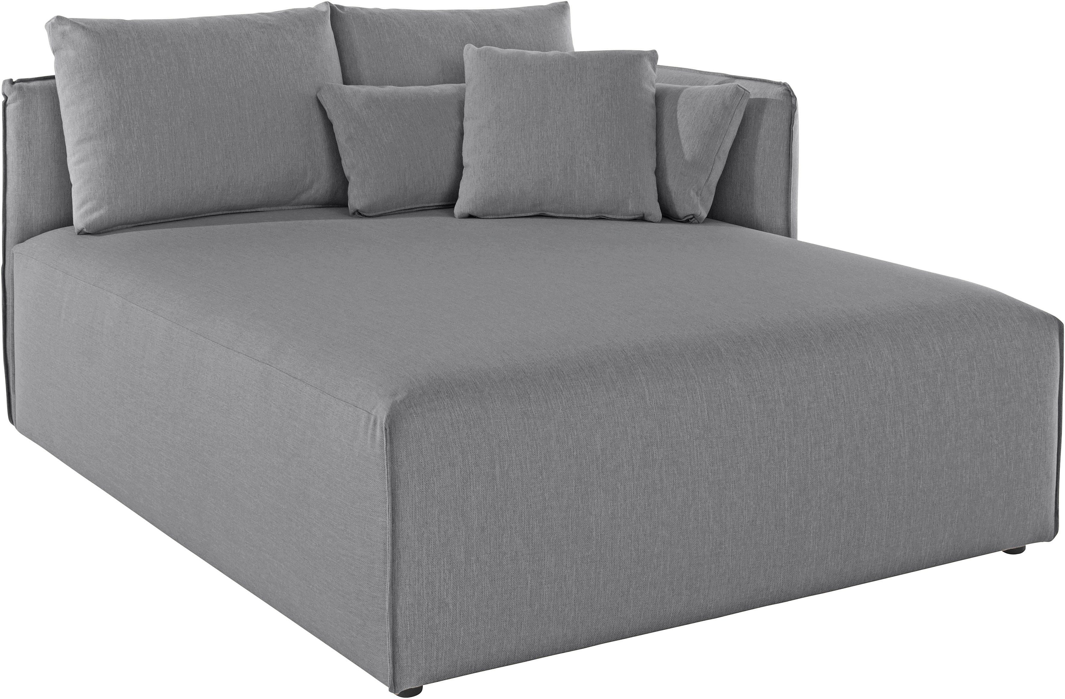 andas Ottomane Nöre Lounge-module - om zelf samen te stellen, breedte 138 cm, diepte 168 cm