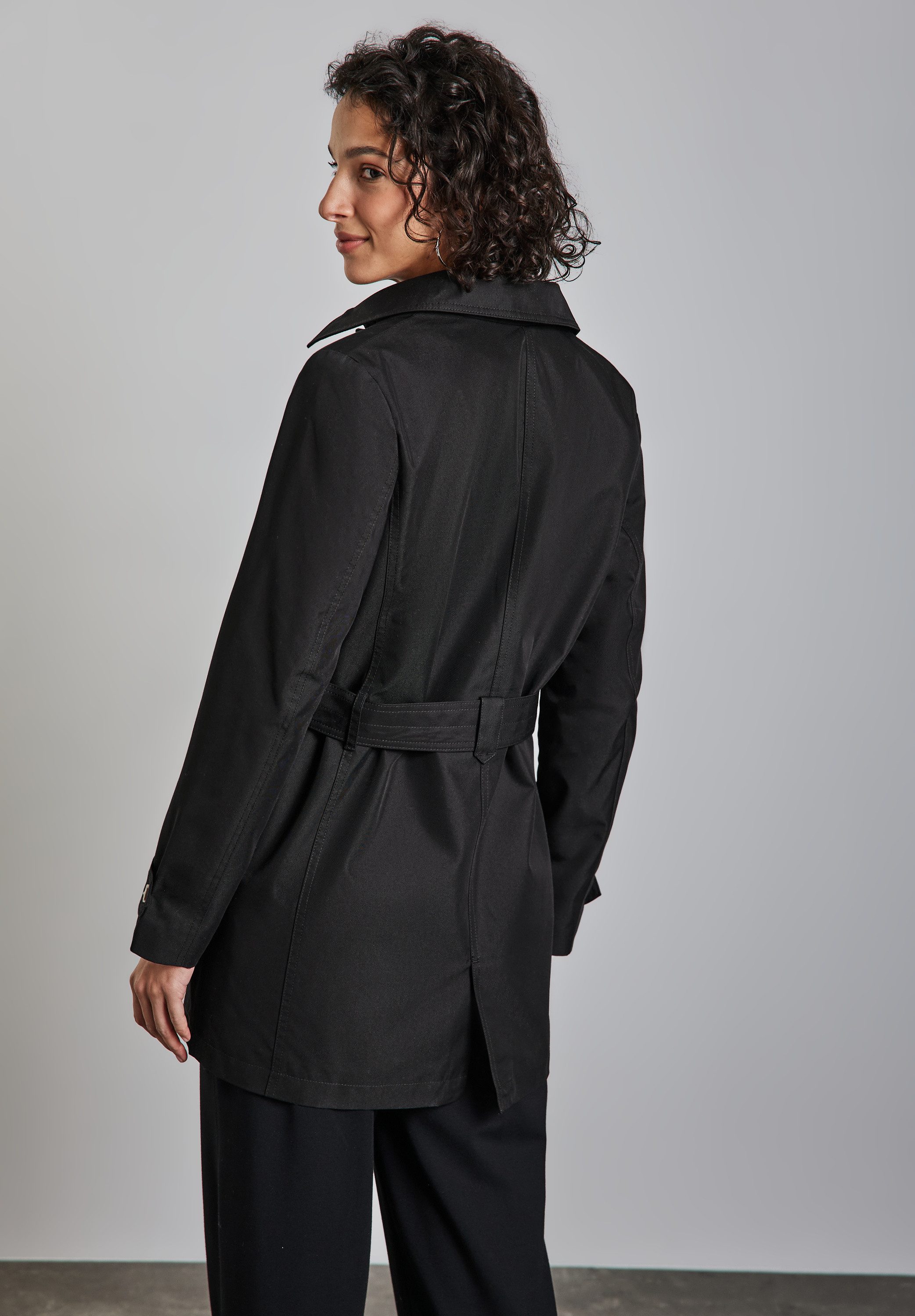 STREET ONE Trenchcoat met riem om te tailleren