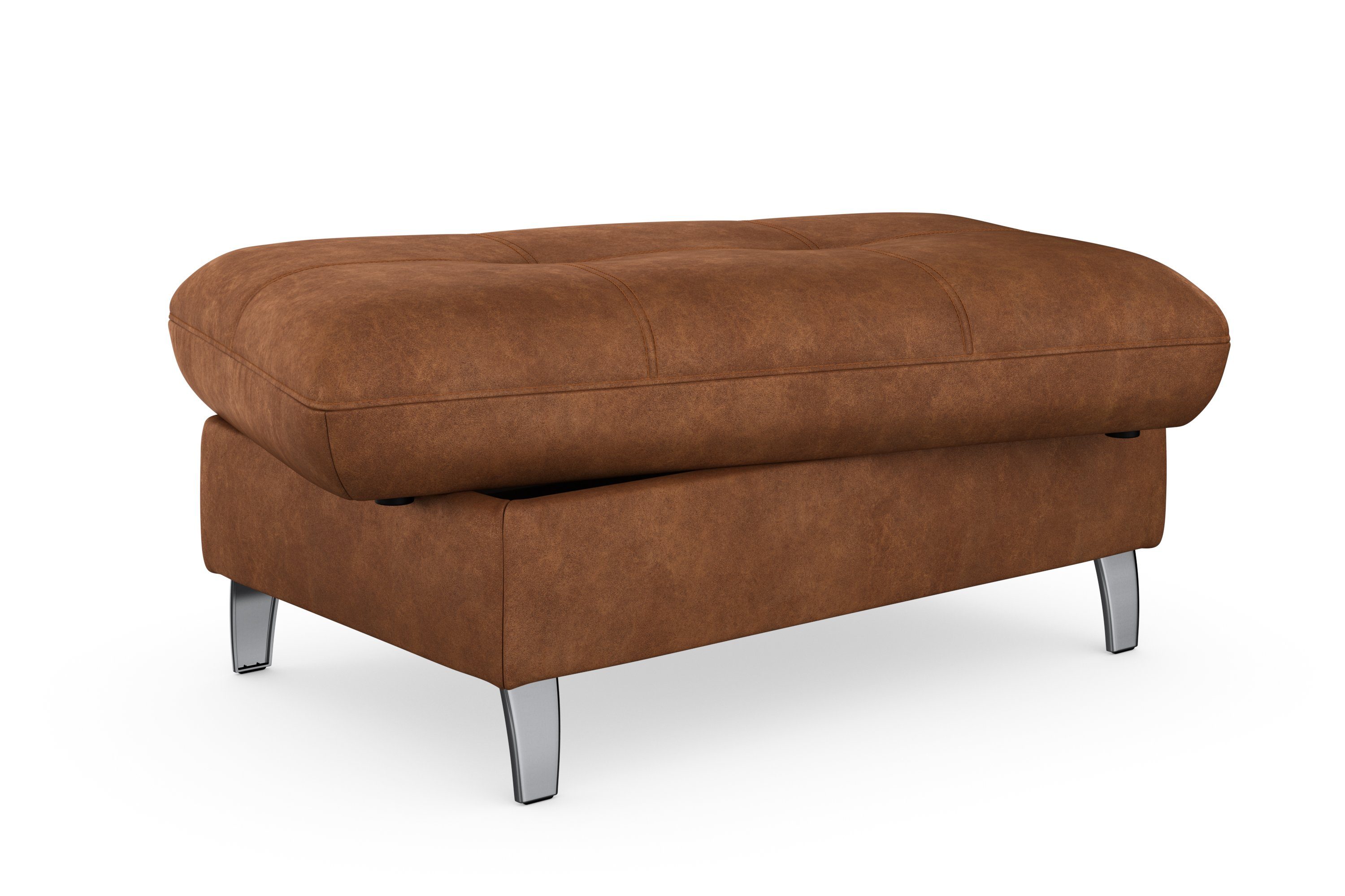 sit&more Hocker met bergruimte Maggiore met bergruimte en moderne metalen poten