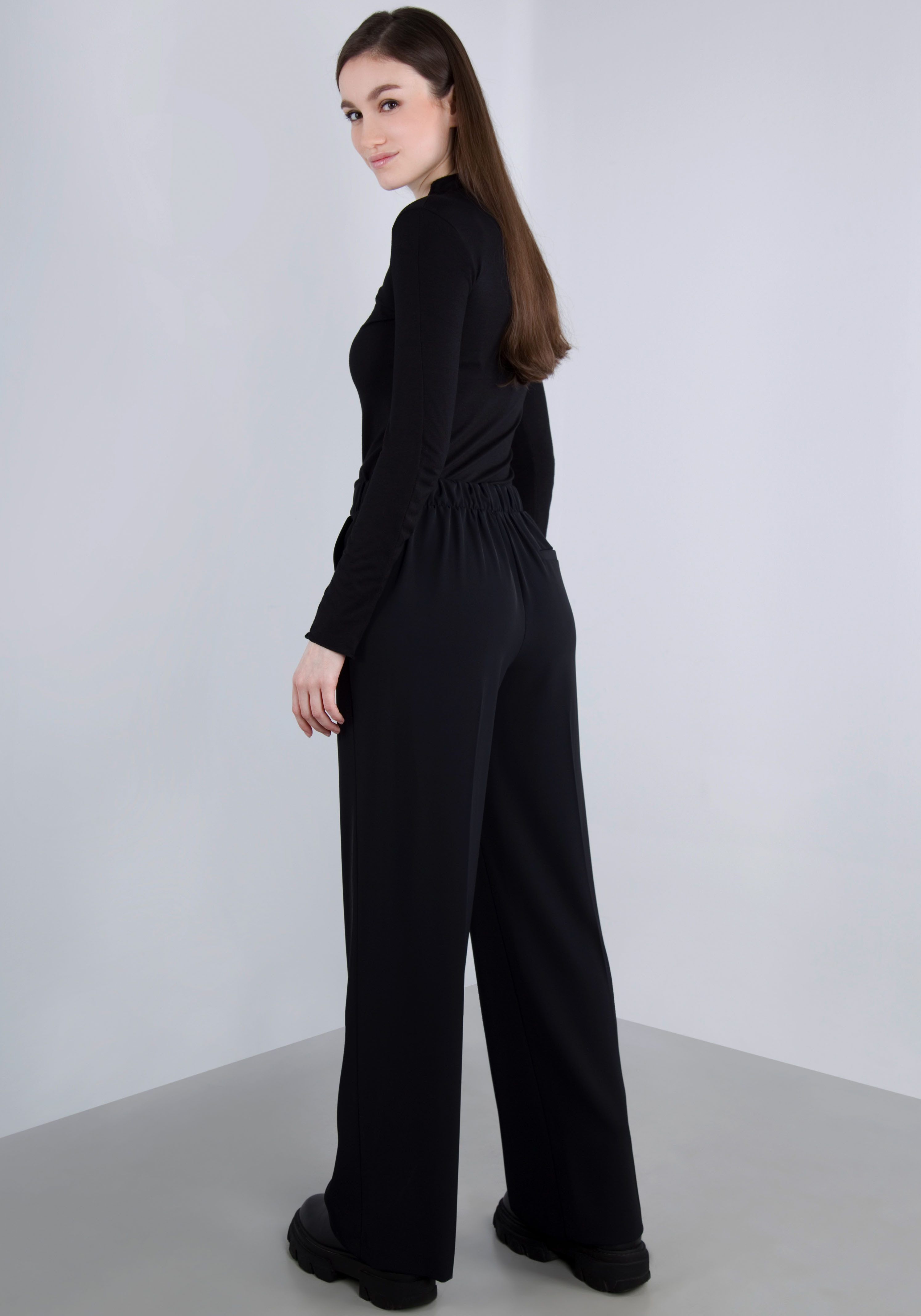 IMPERIAL Comfortbroek met wijde pijpen