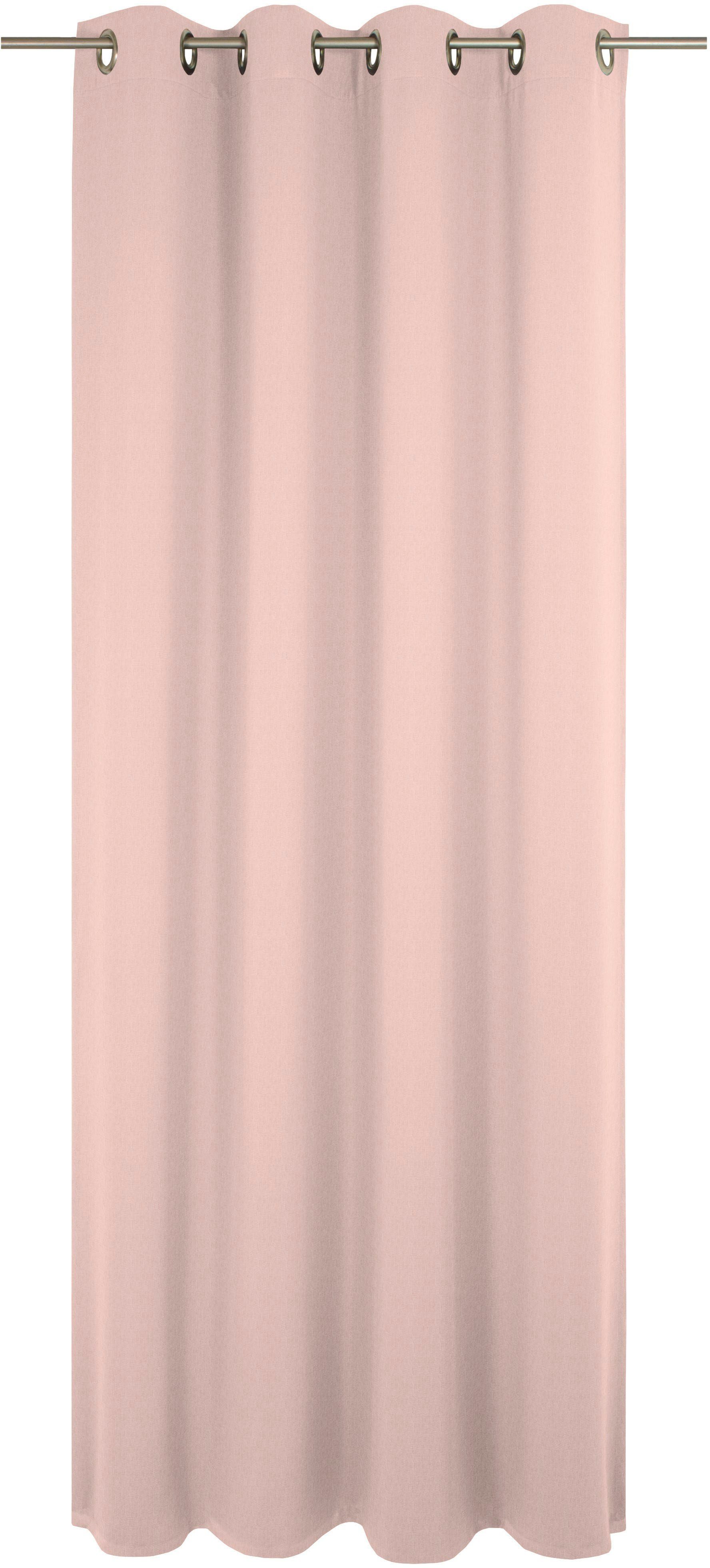Wirth Gordijn Sunday op maat (1 stuk) kant & klaar gordijnen maat - roze