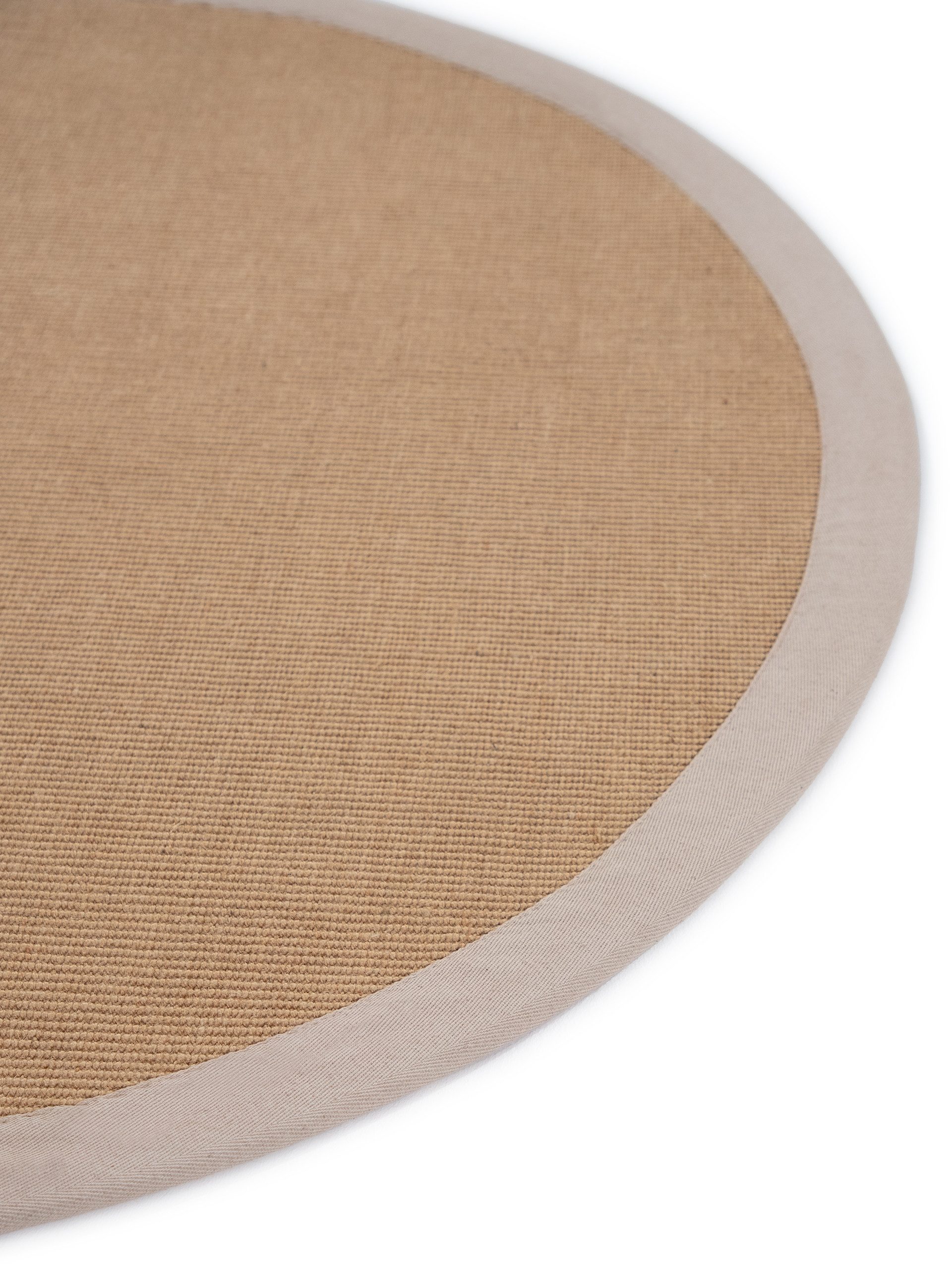 carpetfine Sisalkleed Sisal met gekleurd randdessin, antislip achterzijde