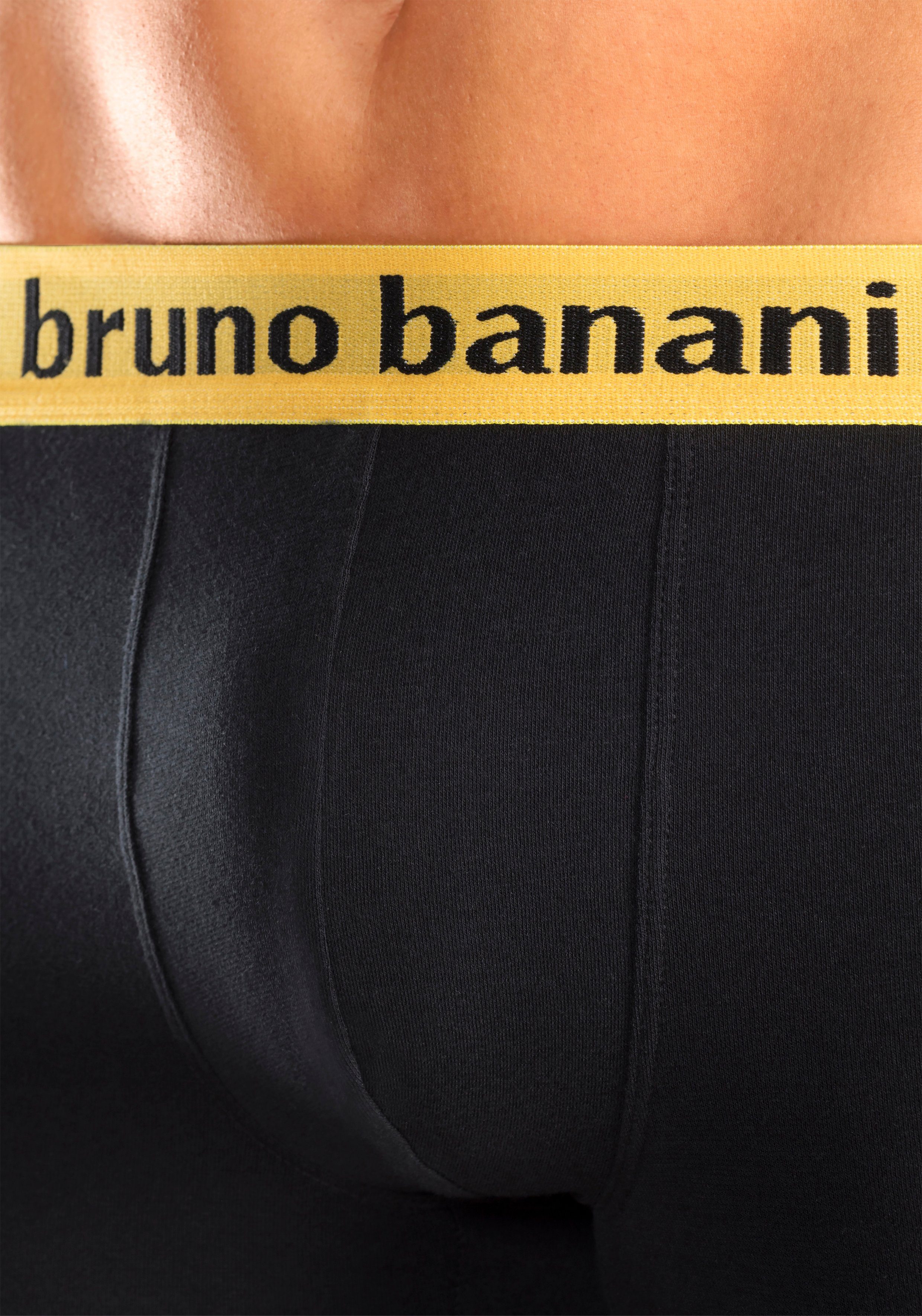 Bruno Banani Hipster strak zittende boxershorts met logo webband van katoenmix (set, 4 stuks)