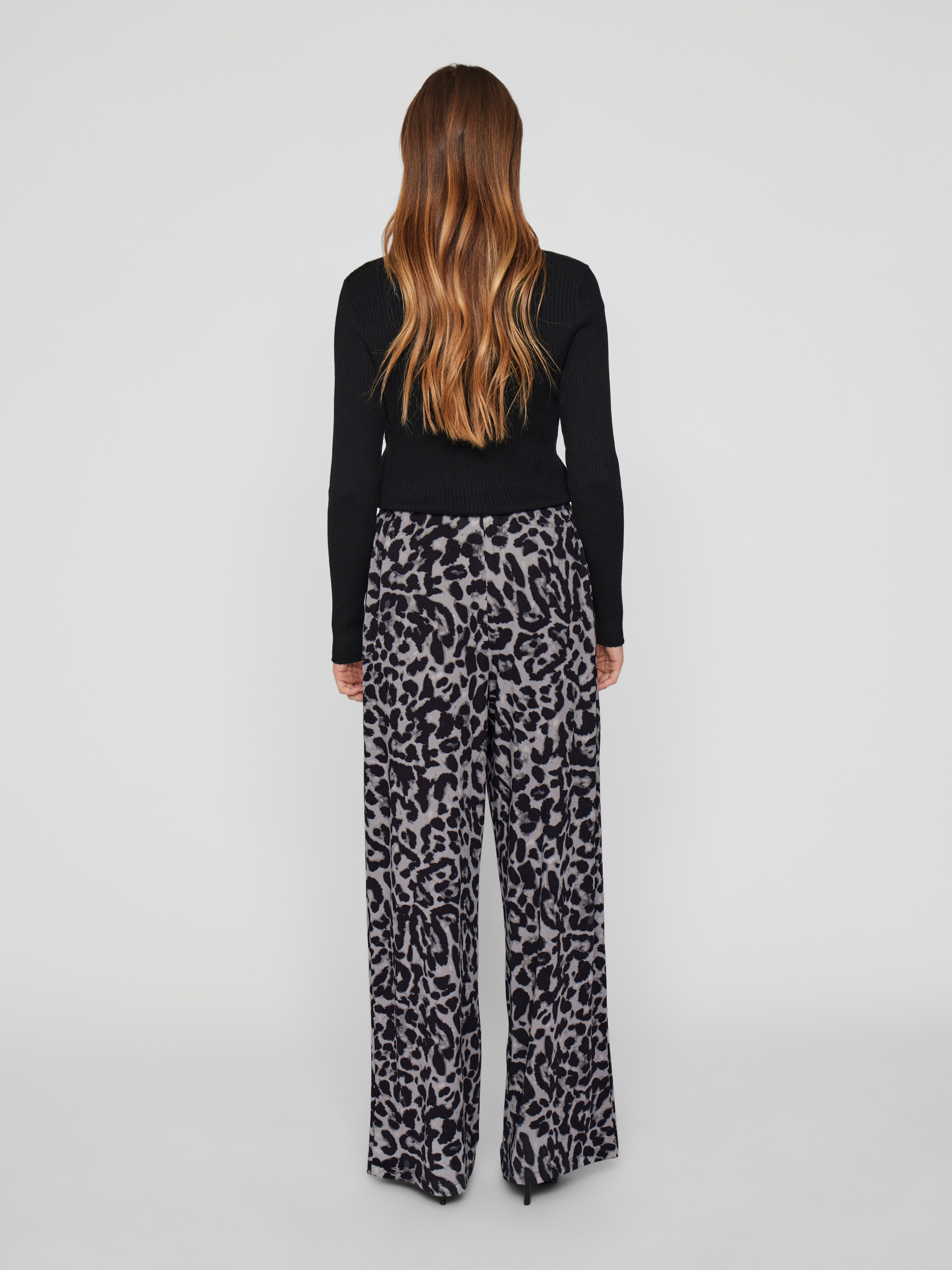 Vila Comfortbroek VILEOA RW WIDE PANTS - NOOS