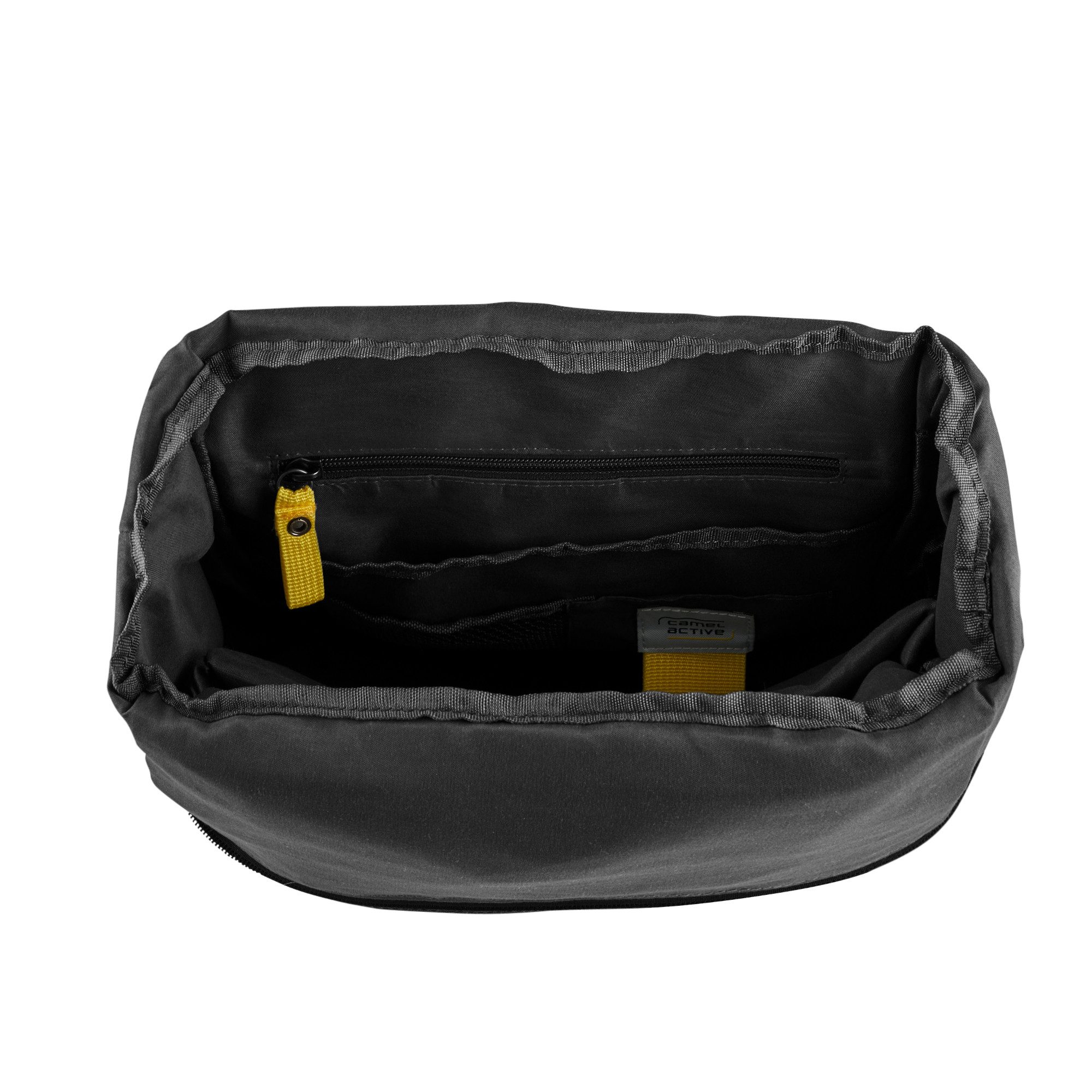 camel active Rugzak Explore waterafstotend gerecycled nylon en reflecterende ritsen
