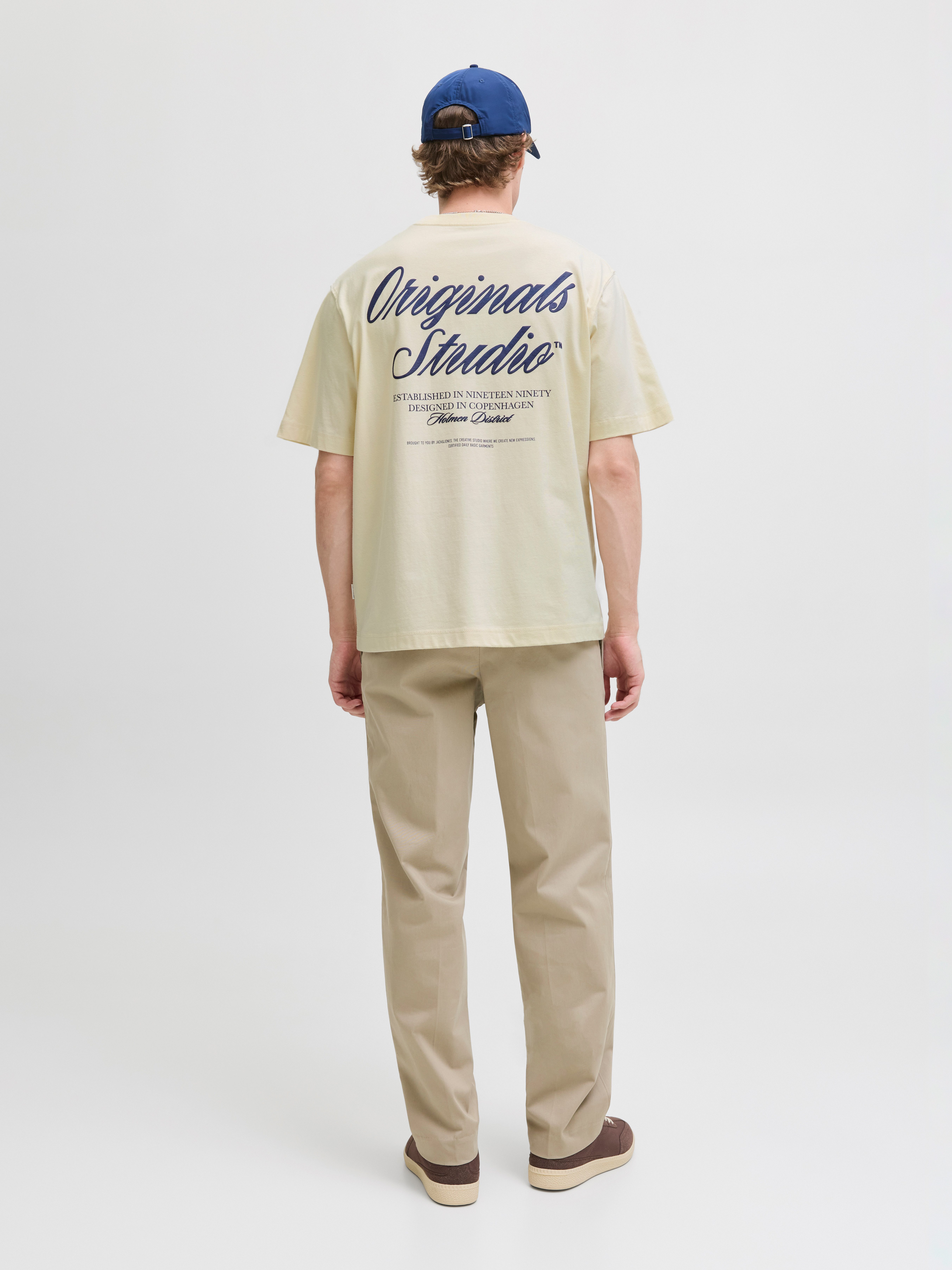 Jack & Jones Shirt met korte mouwen JORNORREBRO TYPO TEE SS CREW NECK NOOS