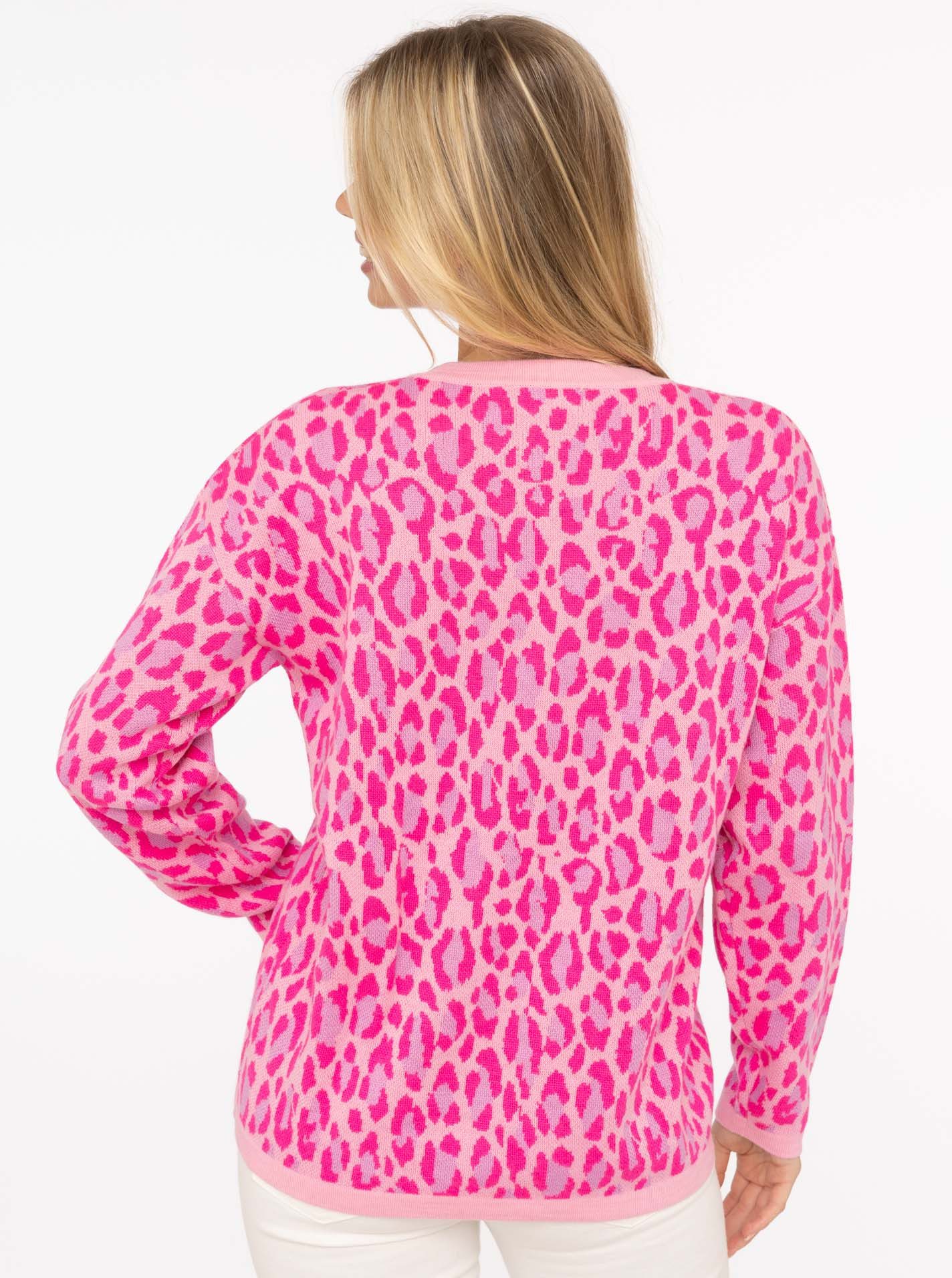 Zwillingsherz Gebreide trui Wild Heart met neon opschrift