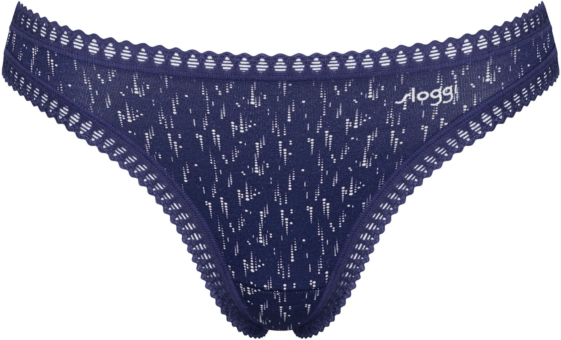 Sloggi String GO Crush met kantdetails, effen, gemustereerd (Set van 3)