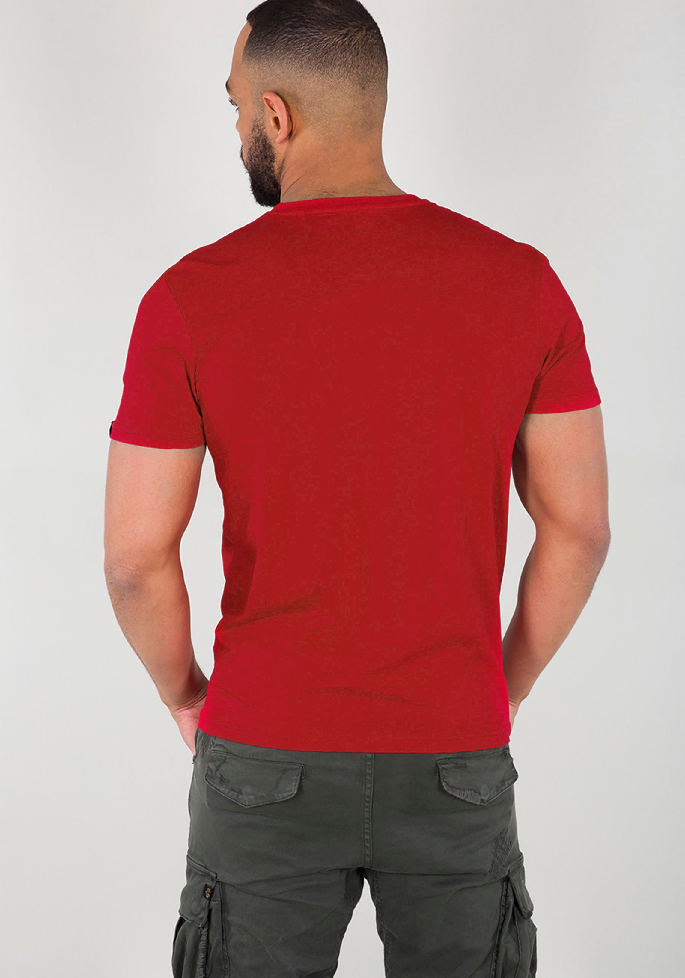 Alpha Industries Shirt met ronde hals BASIC T SMALL LOGO
