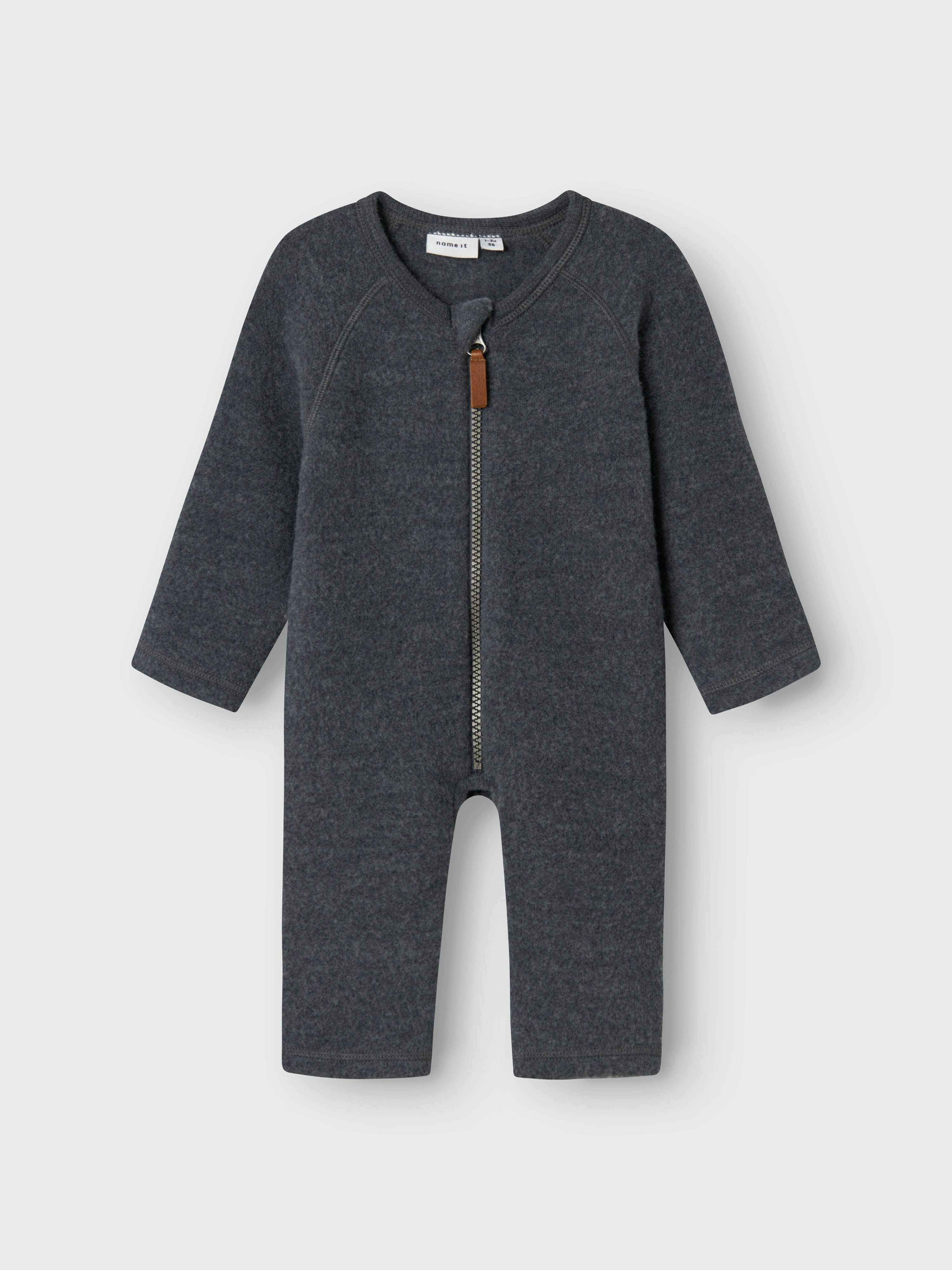 Name It Jumpsuit NBMWMINO WOOL BRU LS SUIT NOOS