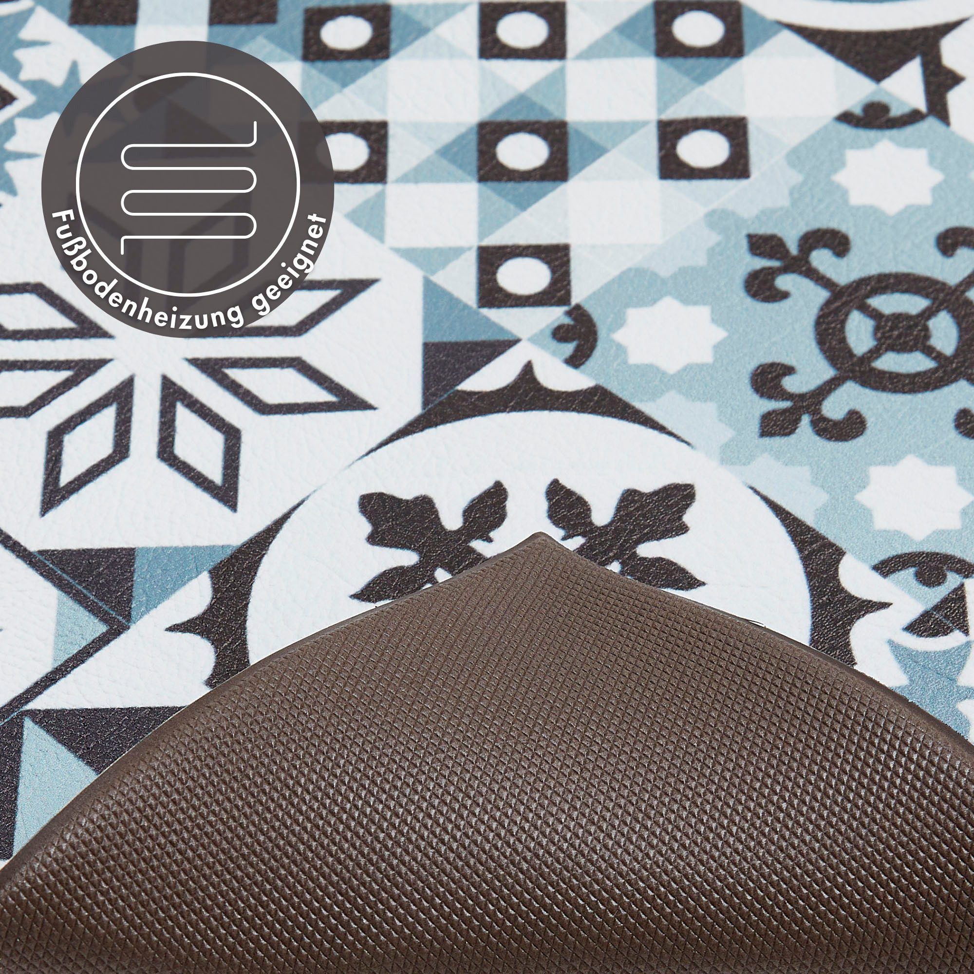 Andiamo Vinyl tapijt Marrakesch afwasbaar, antislip, tegel- of betonlook, ook als loper (1 stuk)