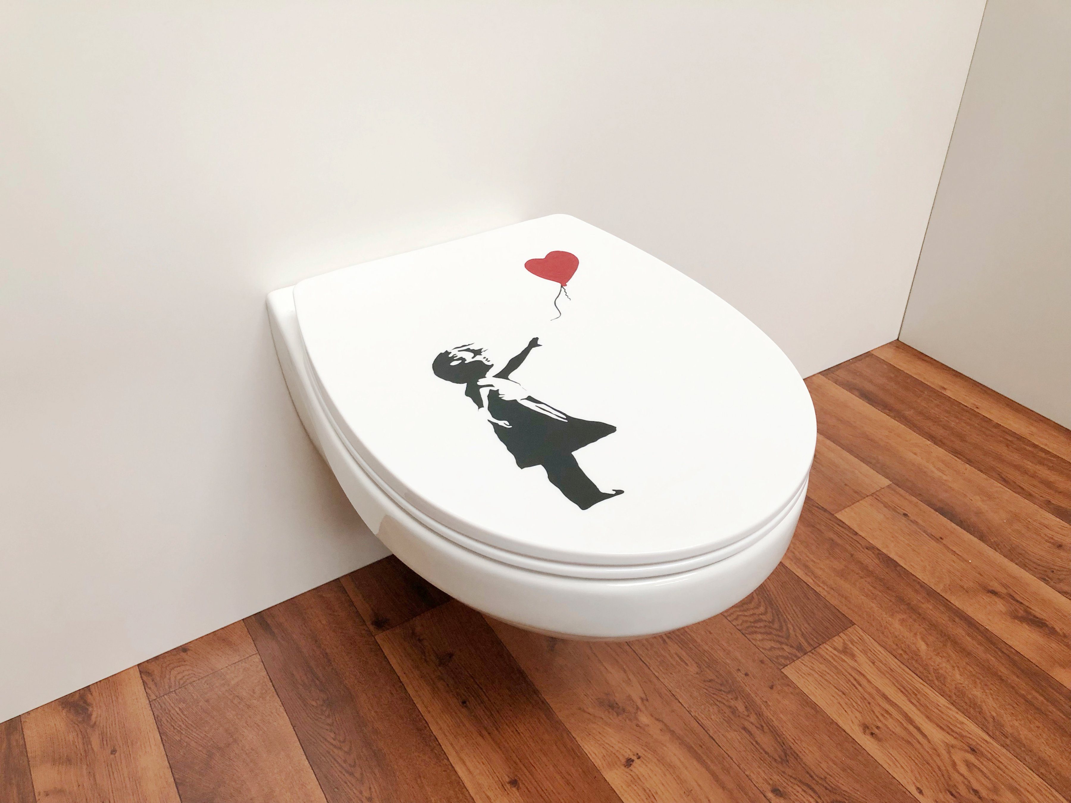 ADOB Toiletzitting Rode ballon Soft-closemechanisme, afneembaar