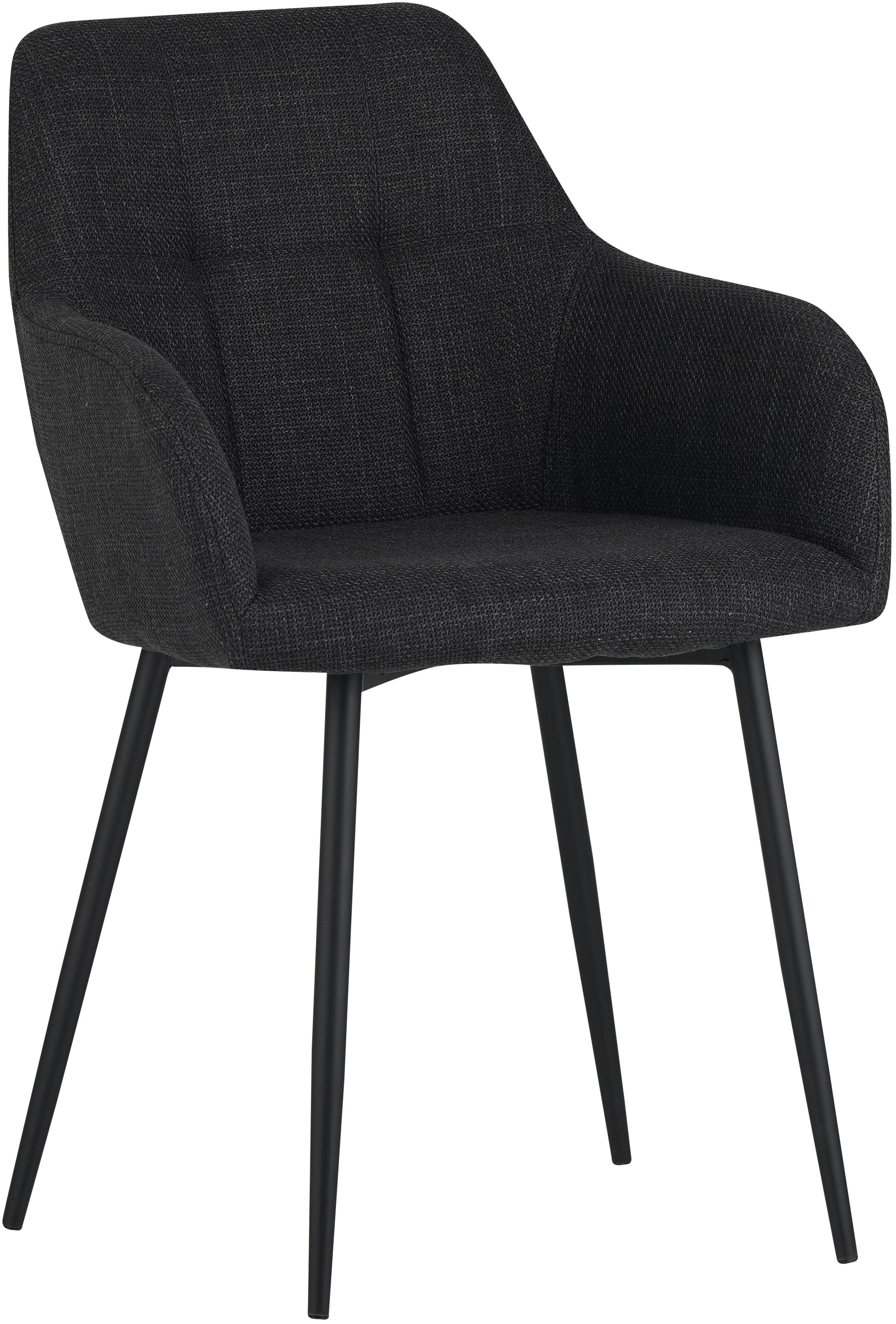 HELA Eethoek MOSEL Tafel 90x75 cm, ronde plaat, gesinterde steen, armleuningsstoel (3-delig)