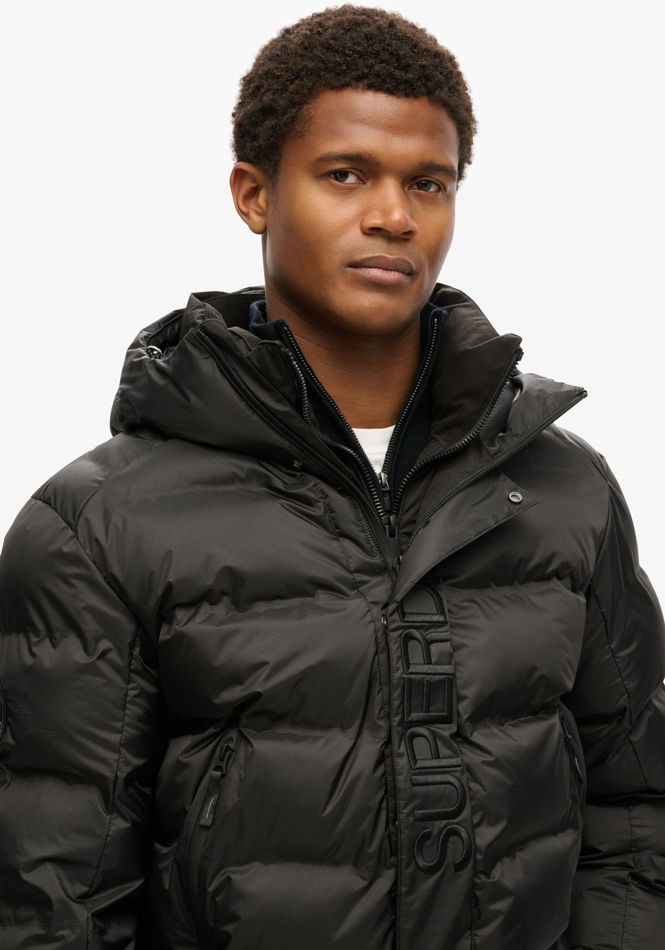 Superdry Gewatteerde jas Hooded City Graphic Puffer Jkt