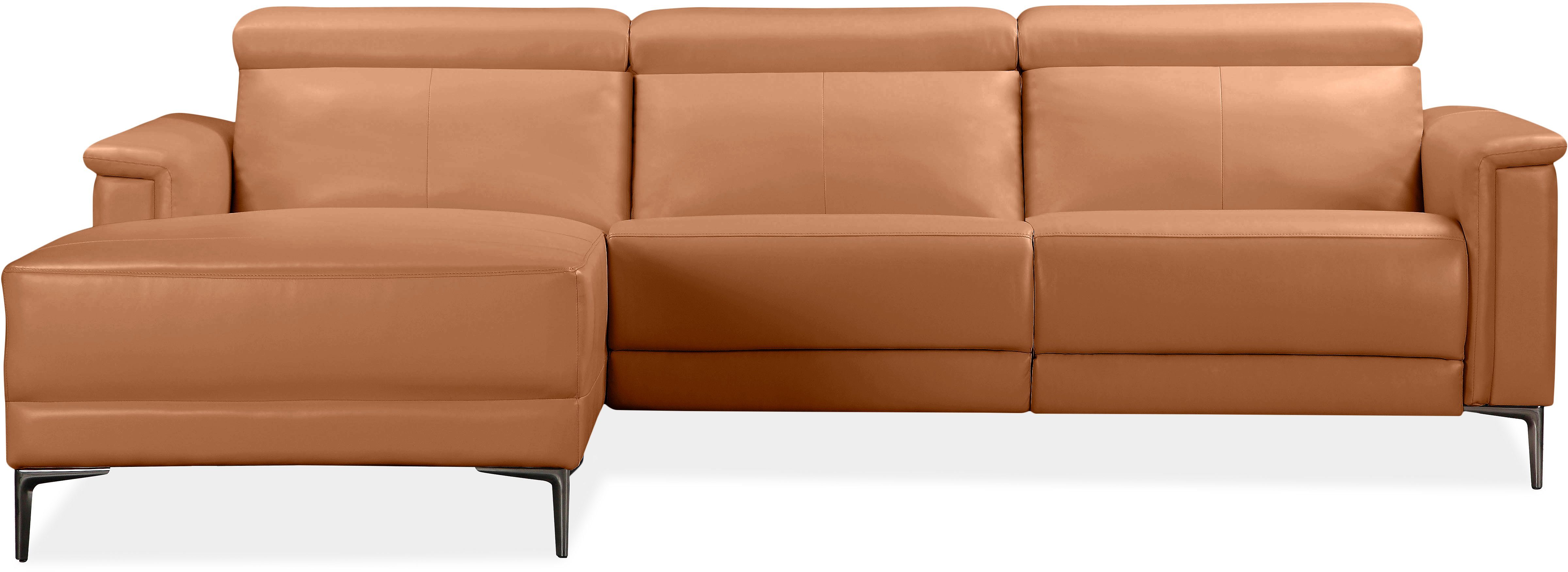 Places of Style Hoekbank Lund, L-vorm, 261 cm, handmatige of elektrische relaxfunctie (met USB-A)