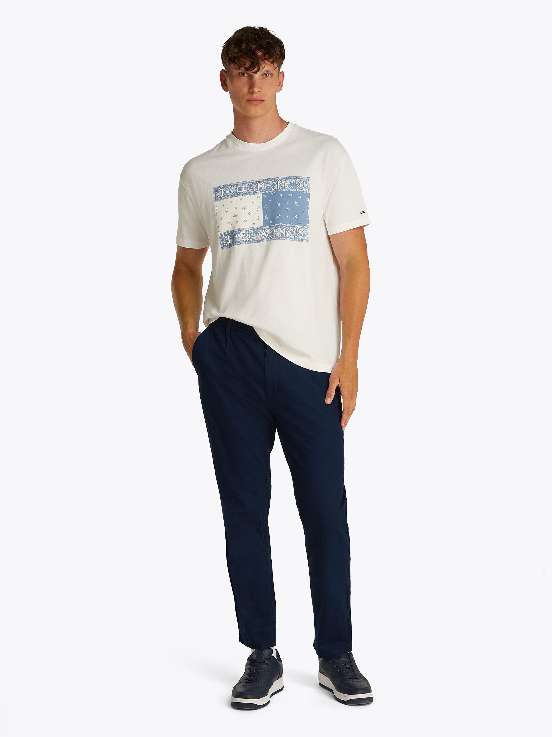 TOMMY JEANS Five-pocketsbroek TJM ISAAC HEMP BLEND PANT