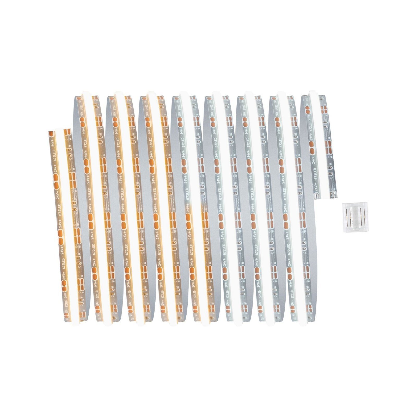Paulmann Led-strepen MaxLED 1000 Stripe 2,5m 23,5W 24V zilverkleur kunststof