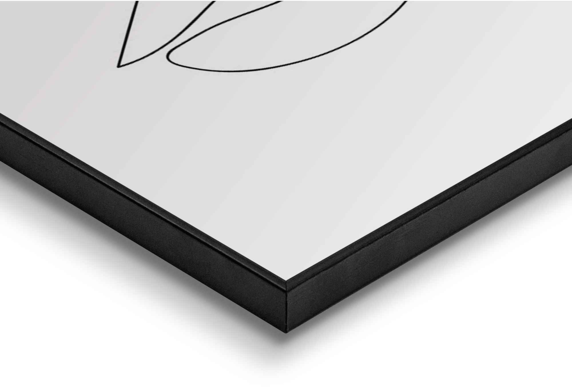 Reinders! Artprint Vrouw citaat - lijnentekening - modern - tekst - trendy (3-delig)