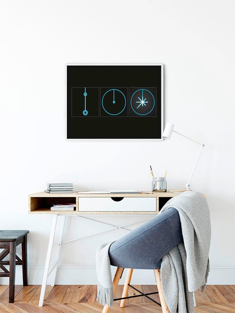 Komar Wanddecoratie Star Wars Classic How to Destroy a Deathstar Wanddecoratie voor de kinderkamer - zonder lijst (1 stuk)
