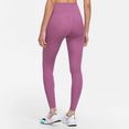 nike trainingstights one luxe womens mid-rise leggings paars