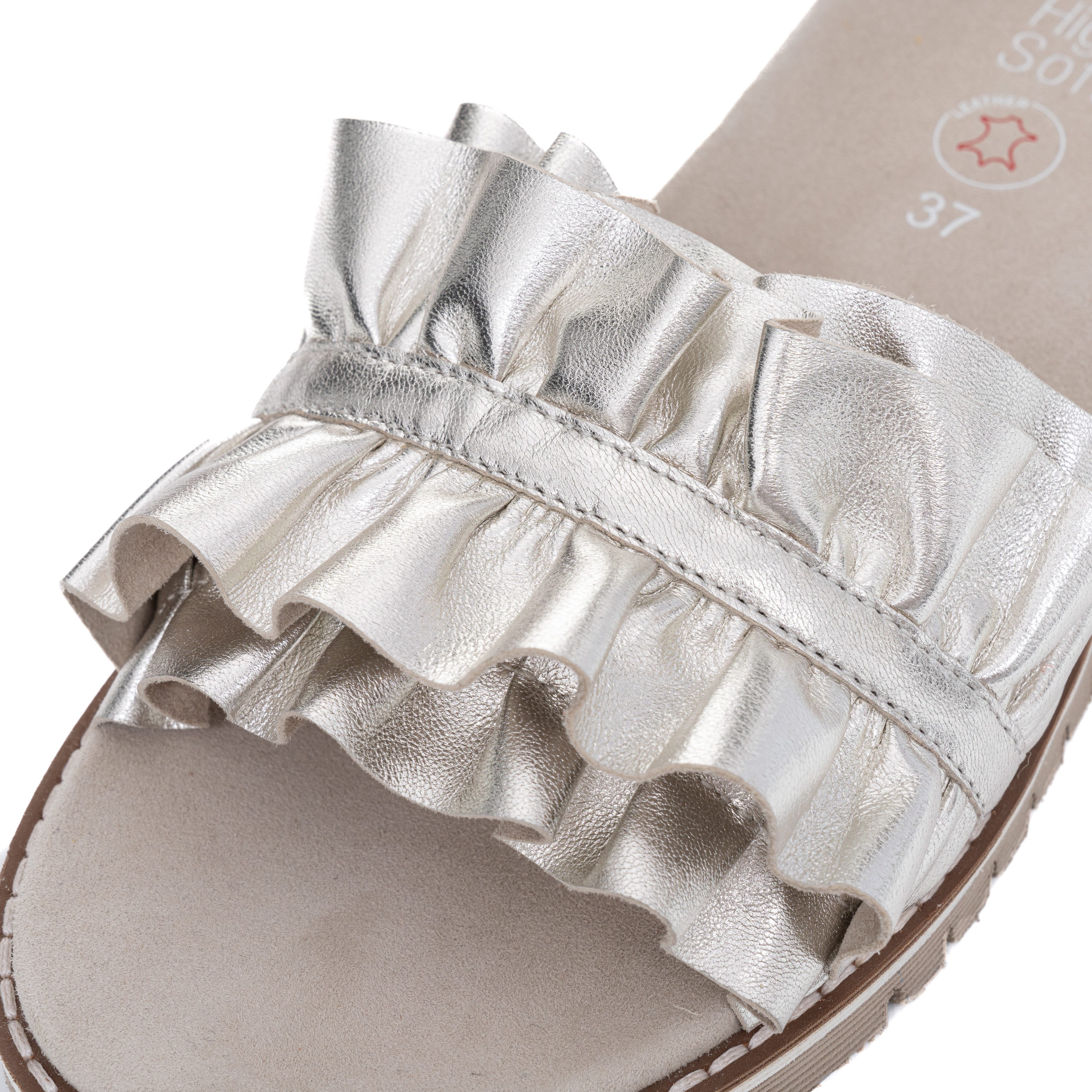 Ara Slippers KENT , slides, flats, sandaal met geplooide bandage