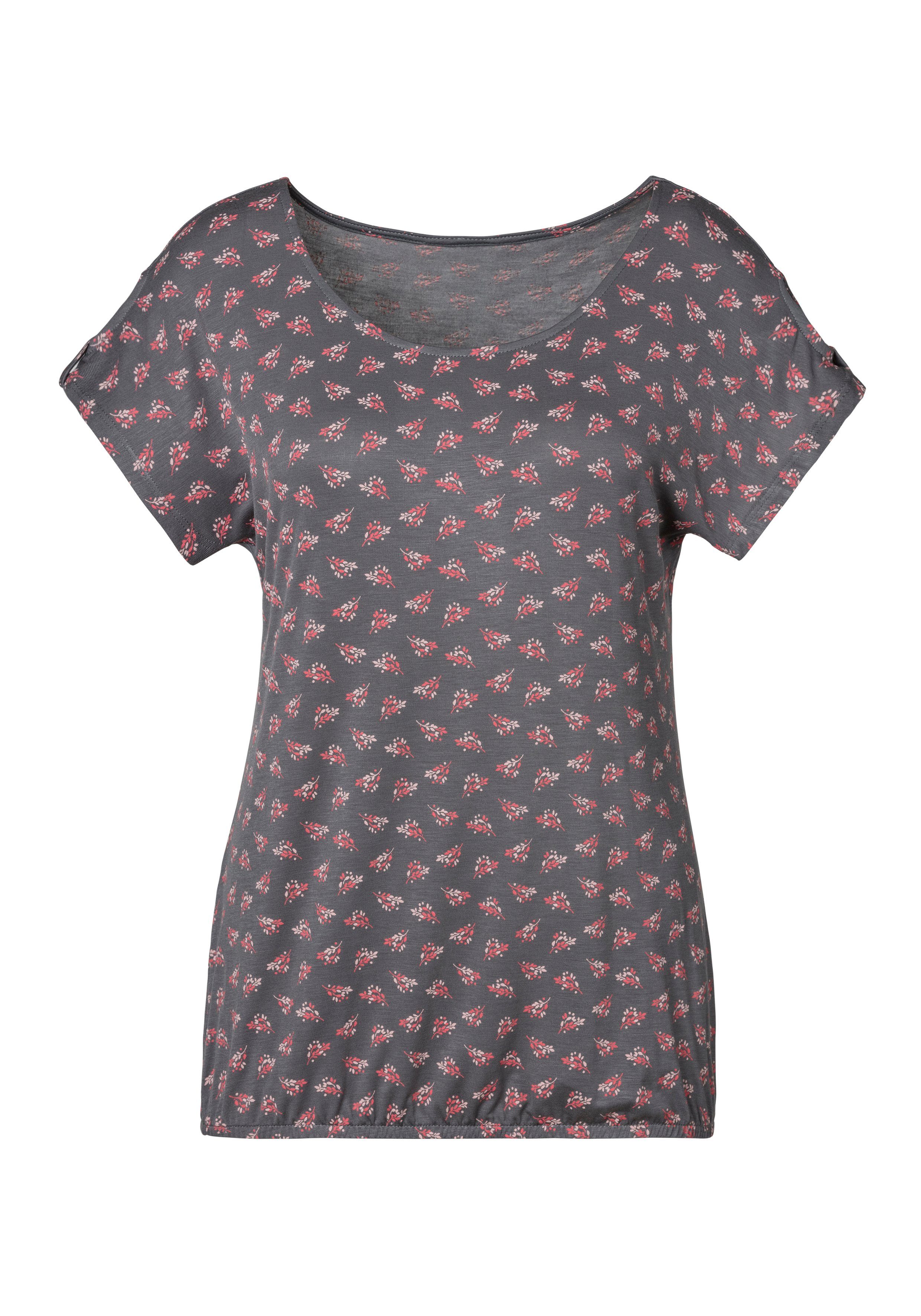Lascana T-shirt Met kleine cut-out op de mouw