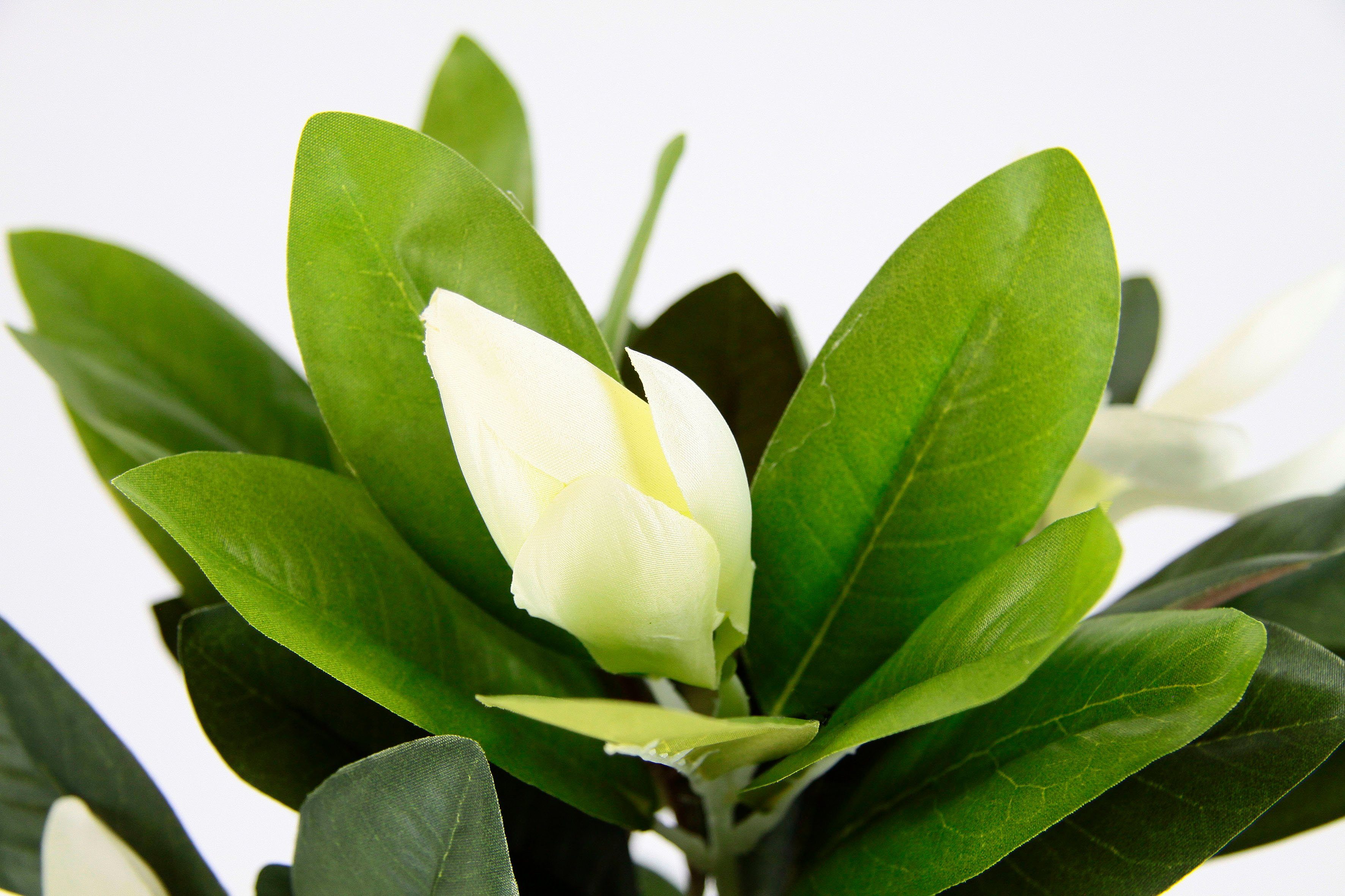 I.GE.A. Kunstbloem MAGNOLIE In pot magnolia struik kunstmatig lente zijdenbloemen kamerdecoratie