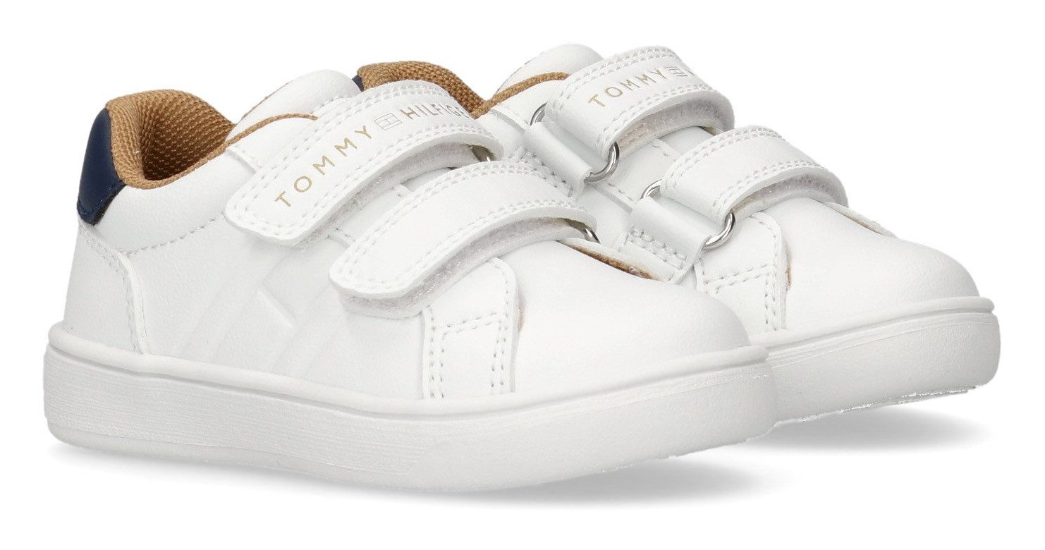 Tommy Hilfiger Sneakers , klittenbandschoen, kinderschoen met logo-decoratie