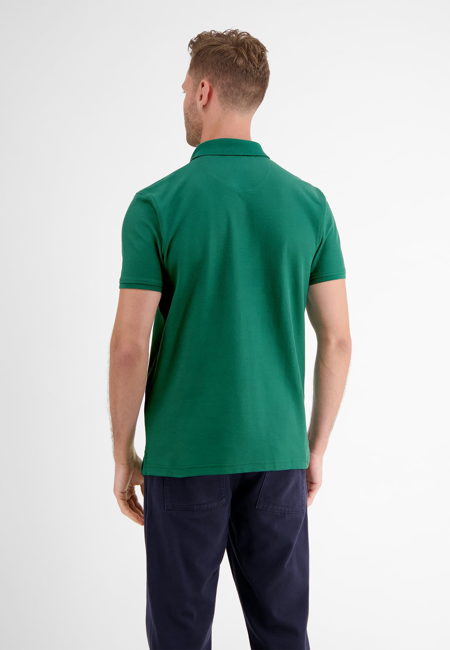 Lerros Poloshirt LERROS klassieke polostijl in *Cool & Dry* piquékwaliteit