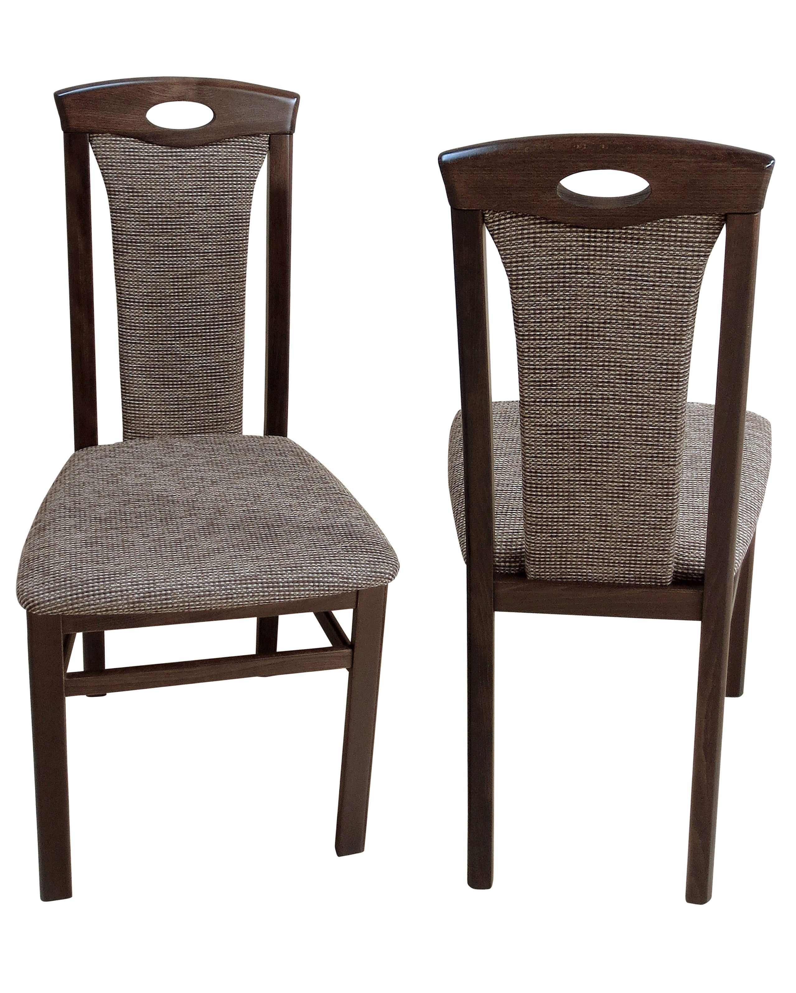 HOFMANN LIVING AND MORE Eethoek 5-delige eethoek Stoelen voorgemonteerd (voordeelset, 5-delig)